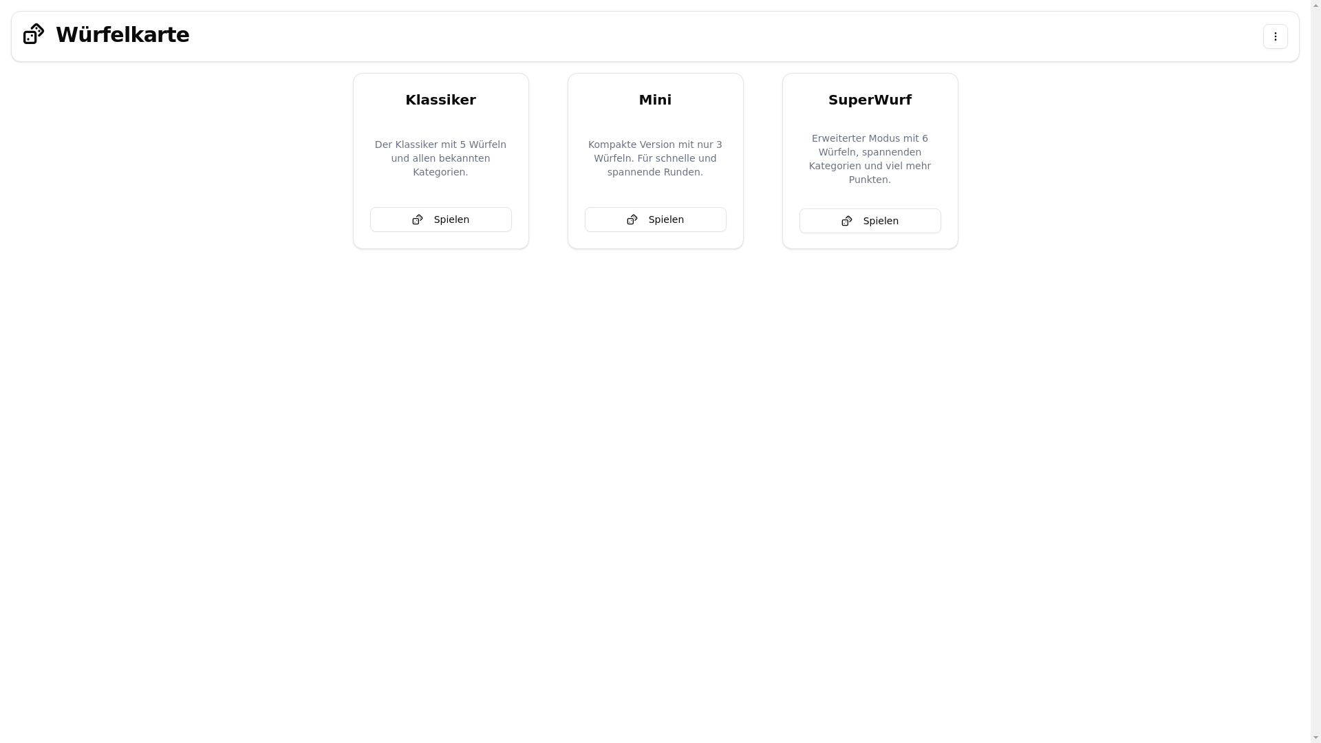 website screenshot of https://xn--wrfelkarte-9db.com/