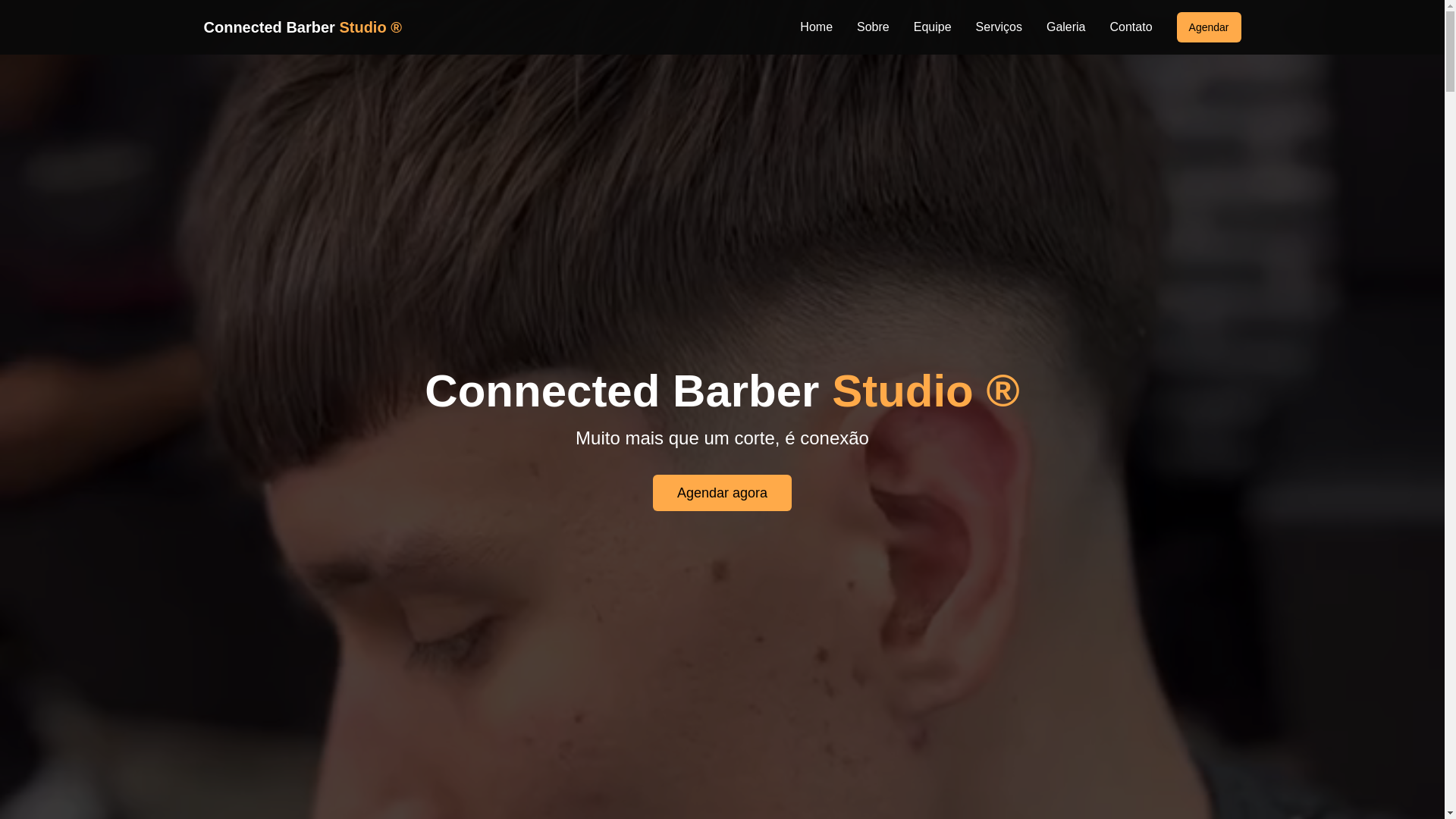 website screenshot of https://connected-barber-studio-1.pages.dev/
