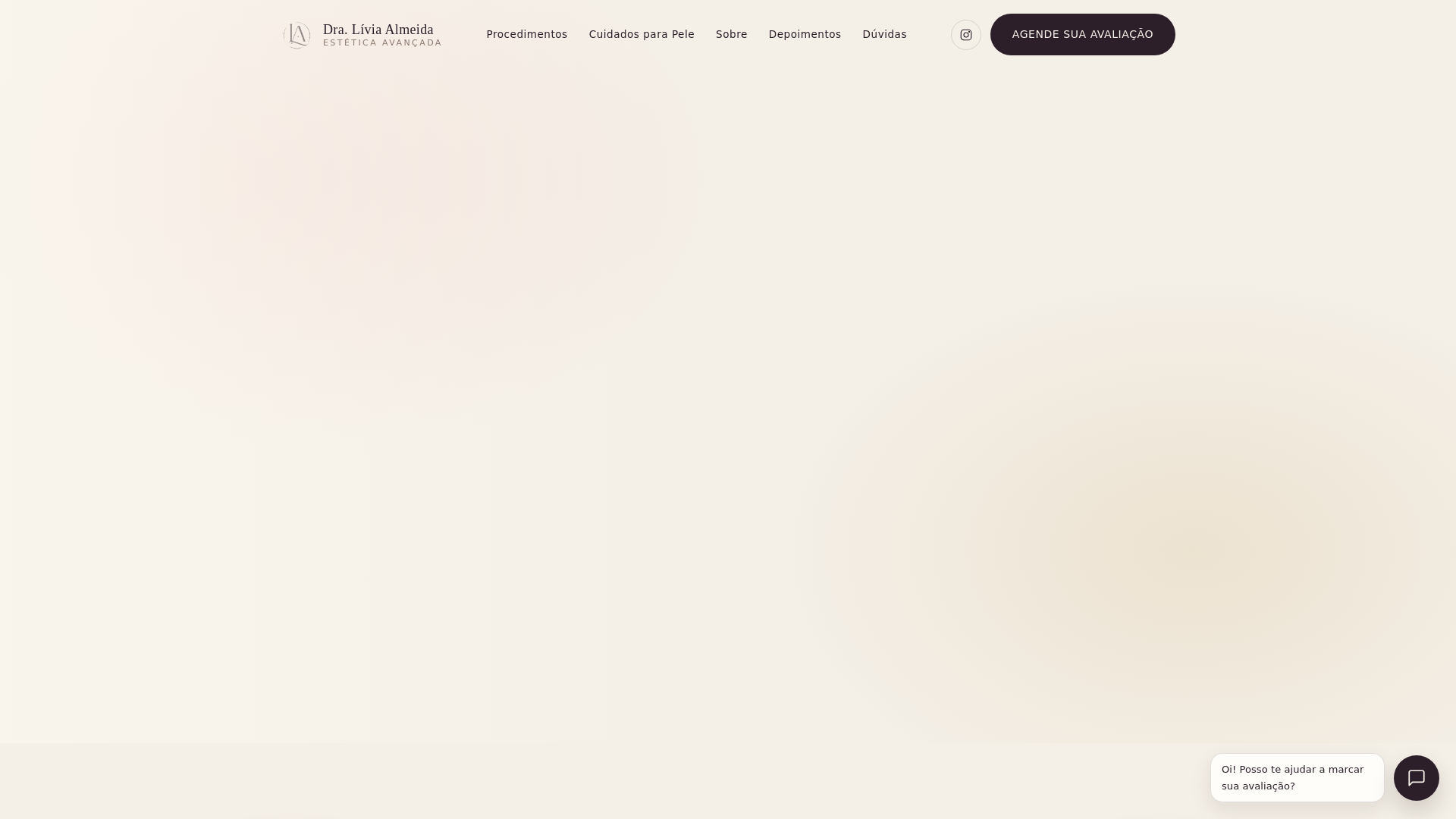 website screenshot of https://clinicadraliviaalmeida.pages.dev/