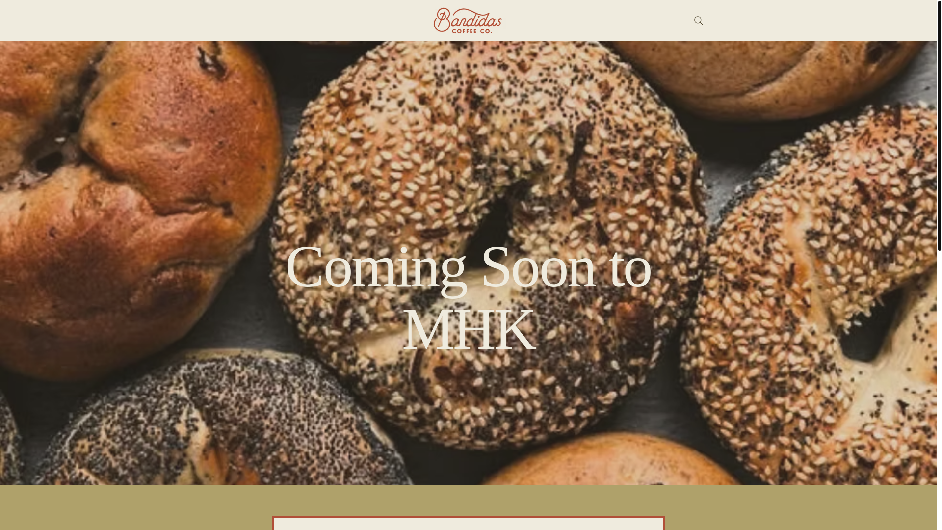 website screenshot of https://bandidascoffeeco.com/