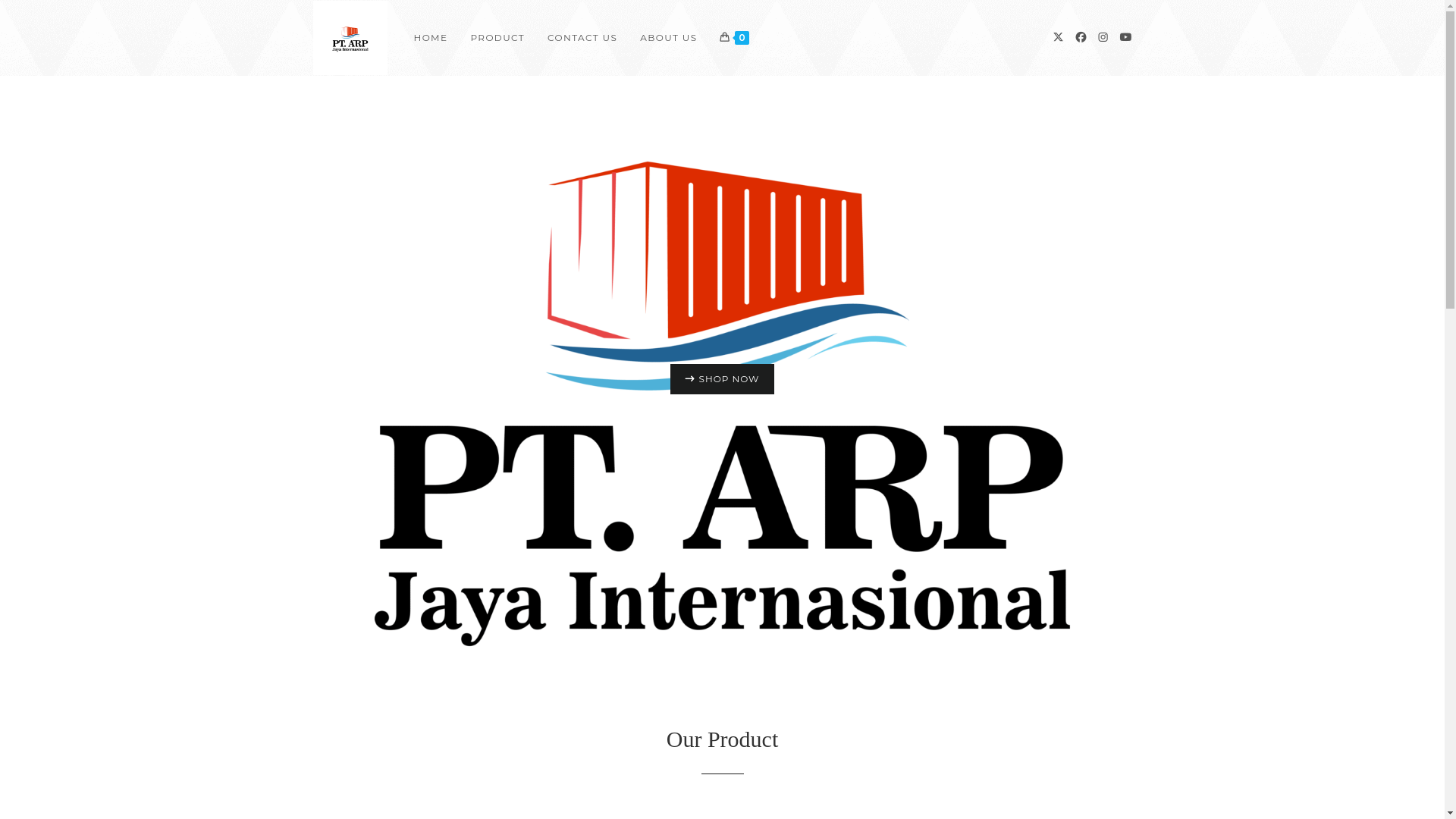 website screenshot of https://arpjayainternasional.com/