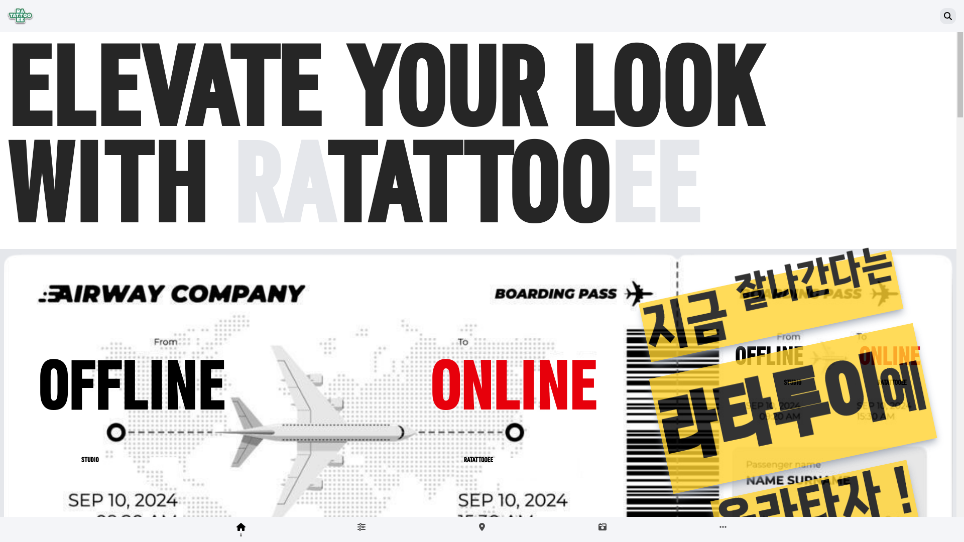 website screenshot of https://ratattooee.com/