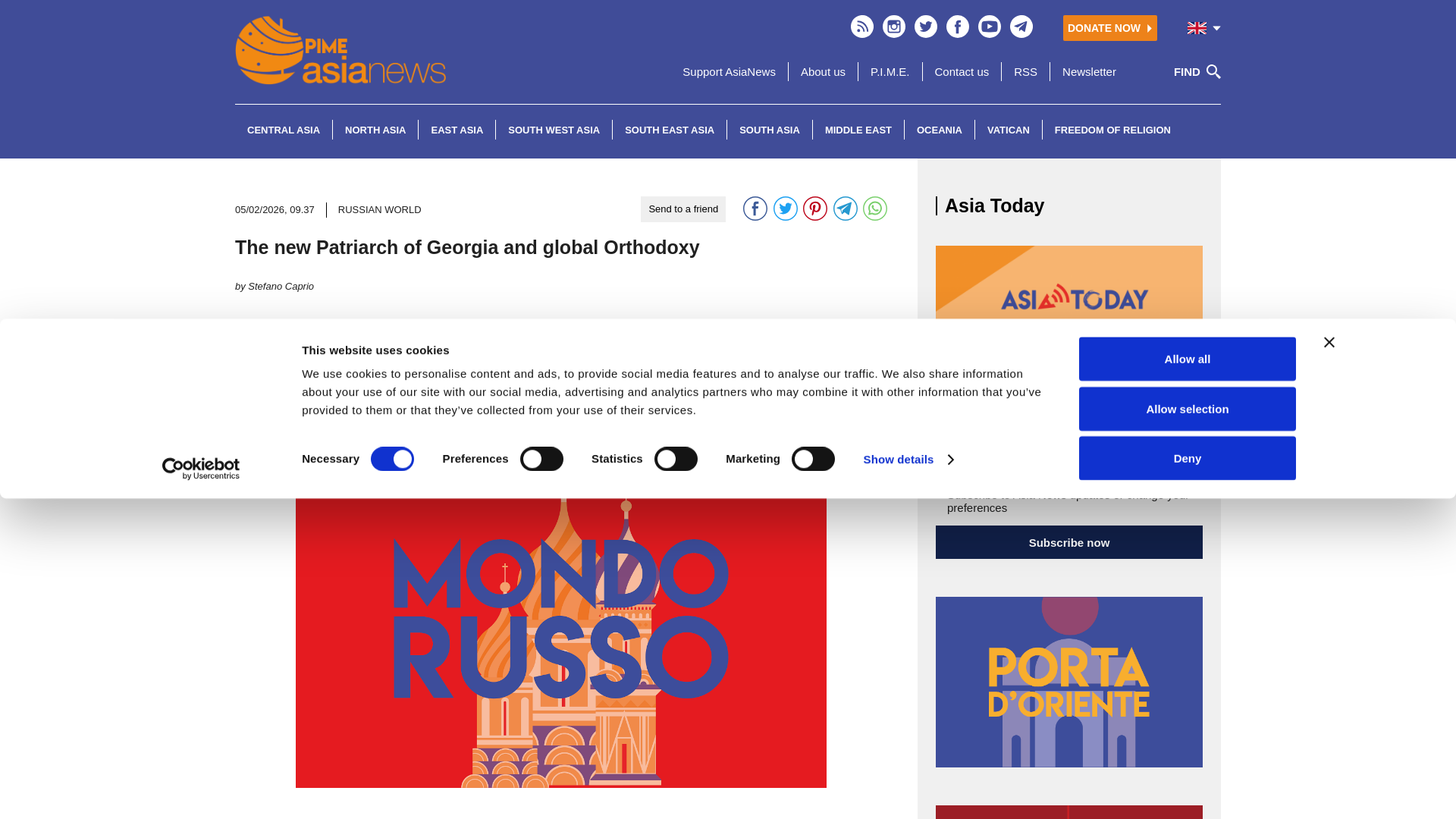 website screenshot of https://www.asianews.it/news-en/The-new-Patriarch-of-Georgia-and-global-Orthodoxy-65356.html