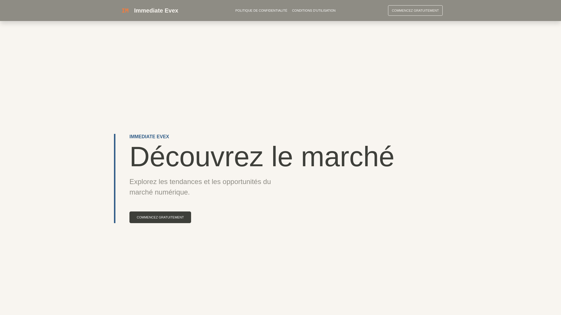 website screenshot of https://immediateevex.xyz