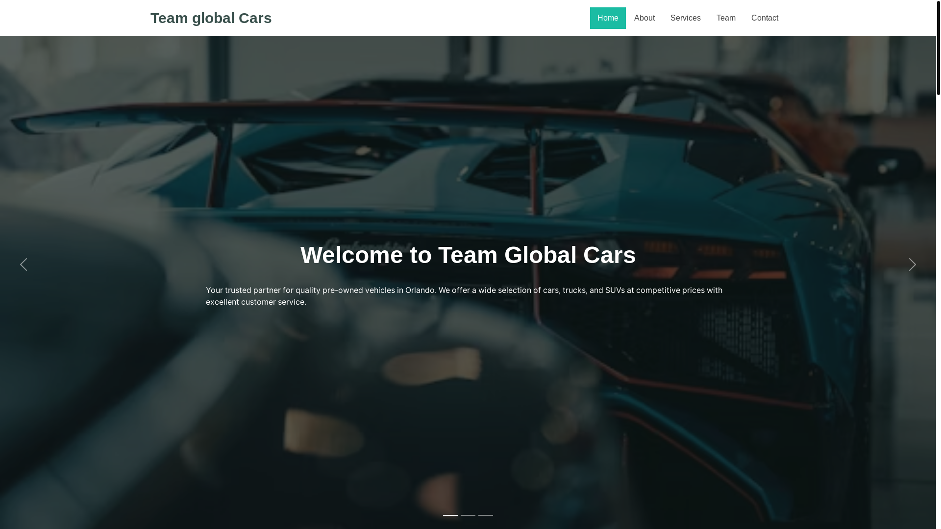 website screenshot of https://teamglobalcars.pages.dev/