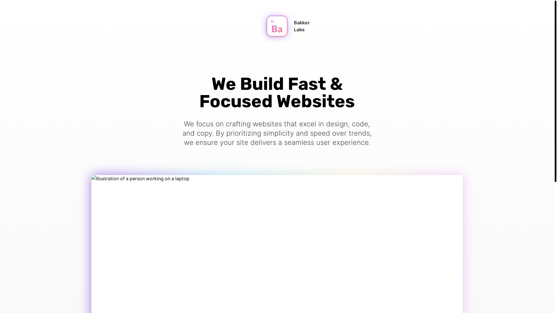 website screenshot of https://astro-bakkerlabs-2.pages.dev/