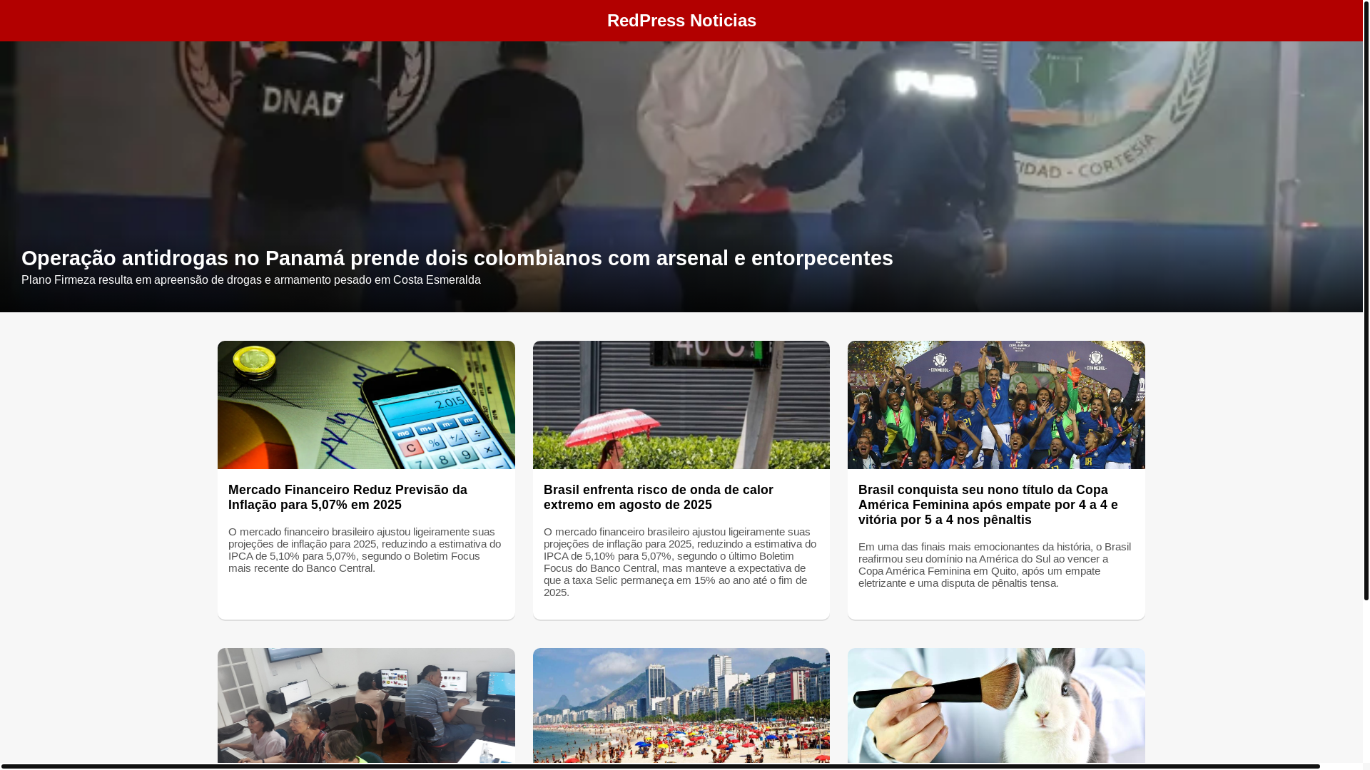 website screenshot of https://internacional.world/