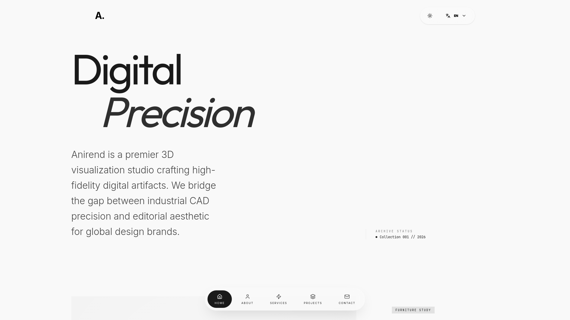 website screenshot of https://anirend.pages.dev/