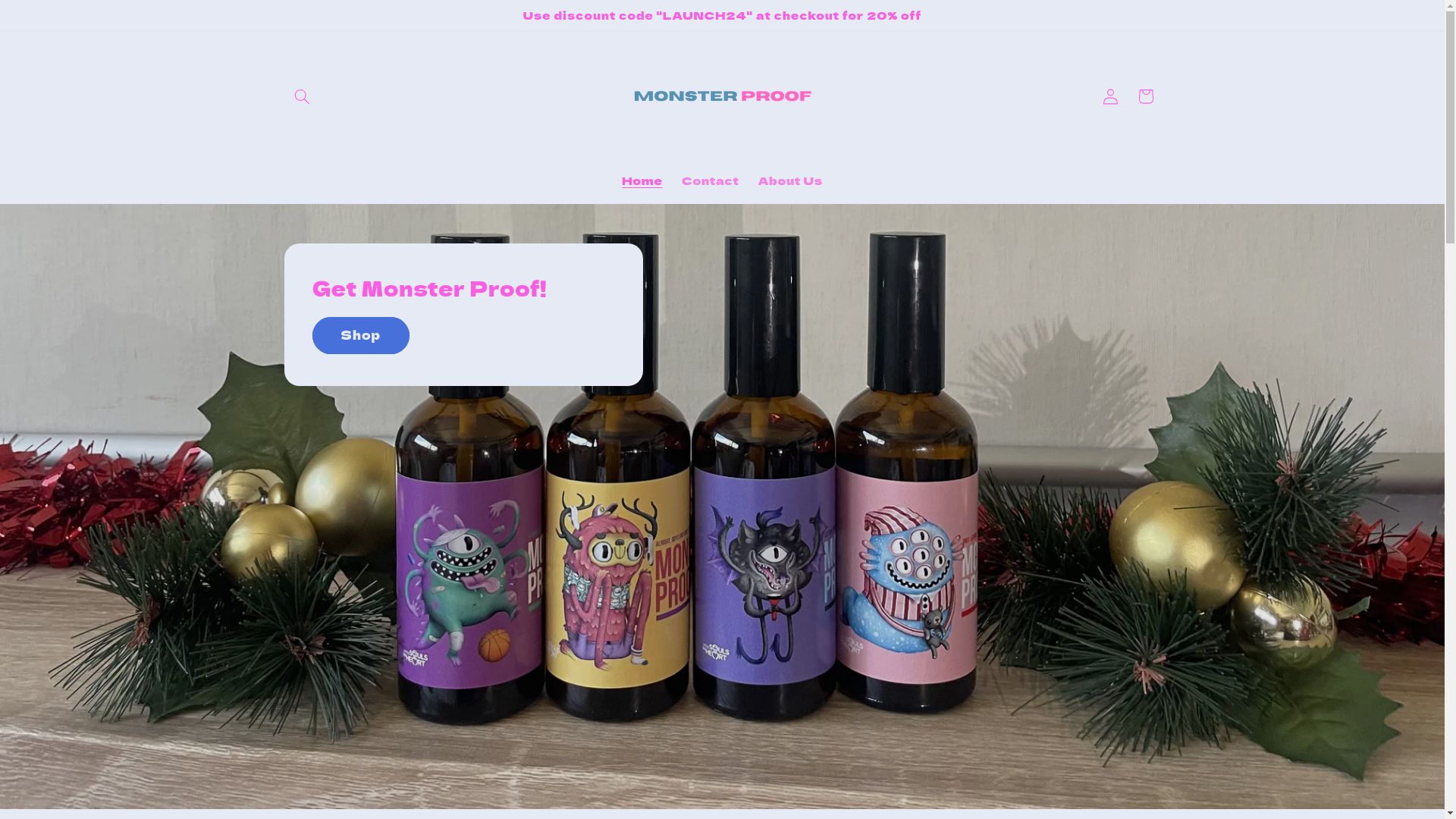 website screenshot of https://monsterproof.online/