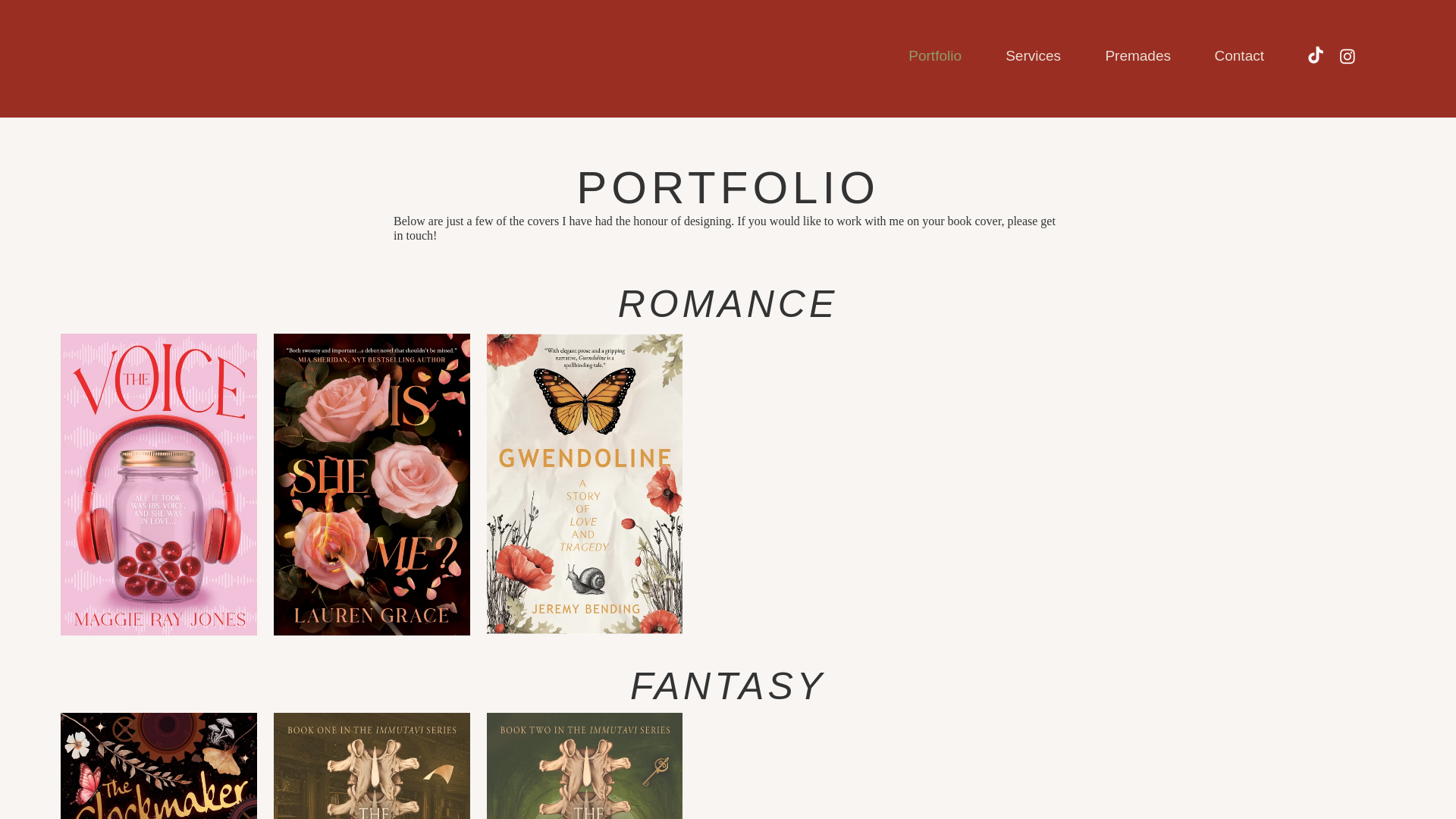 website screenshot of https://alishafabledesigns.com/