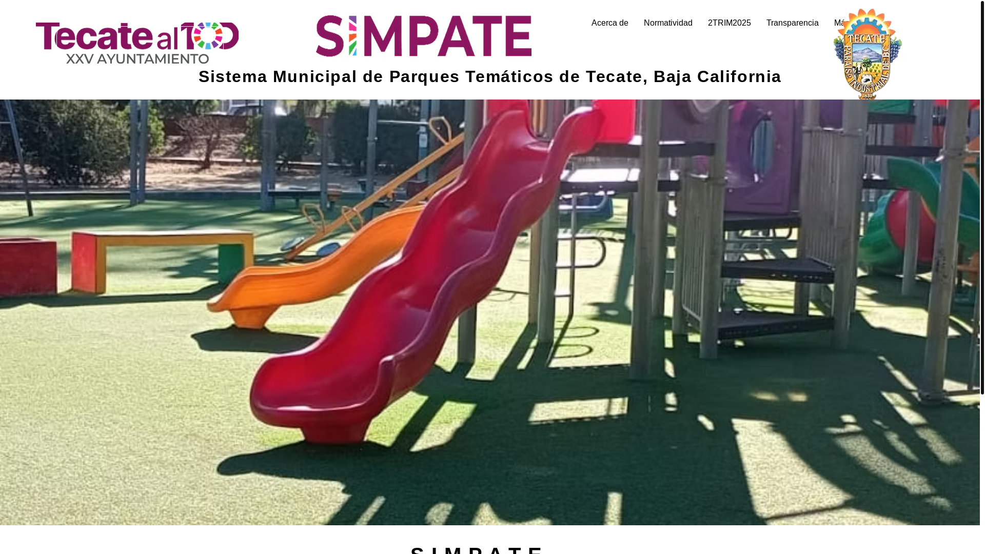 website screenshot of https://simpatetecategob.mx/
