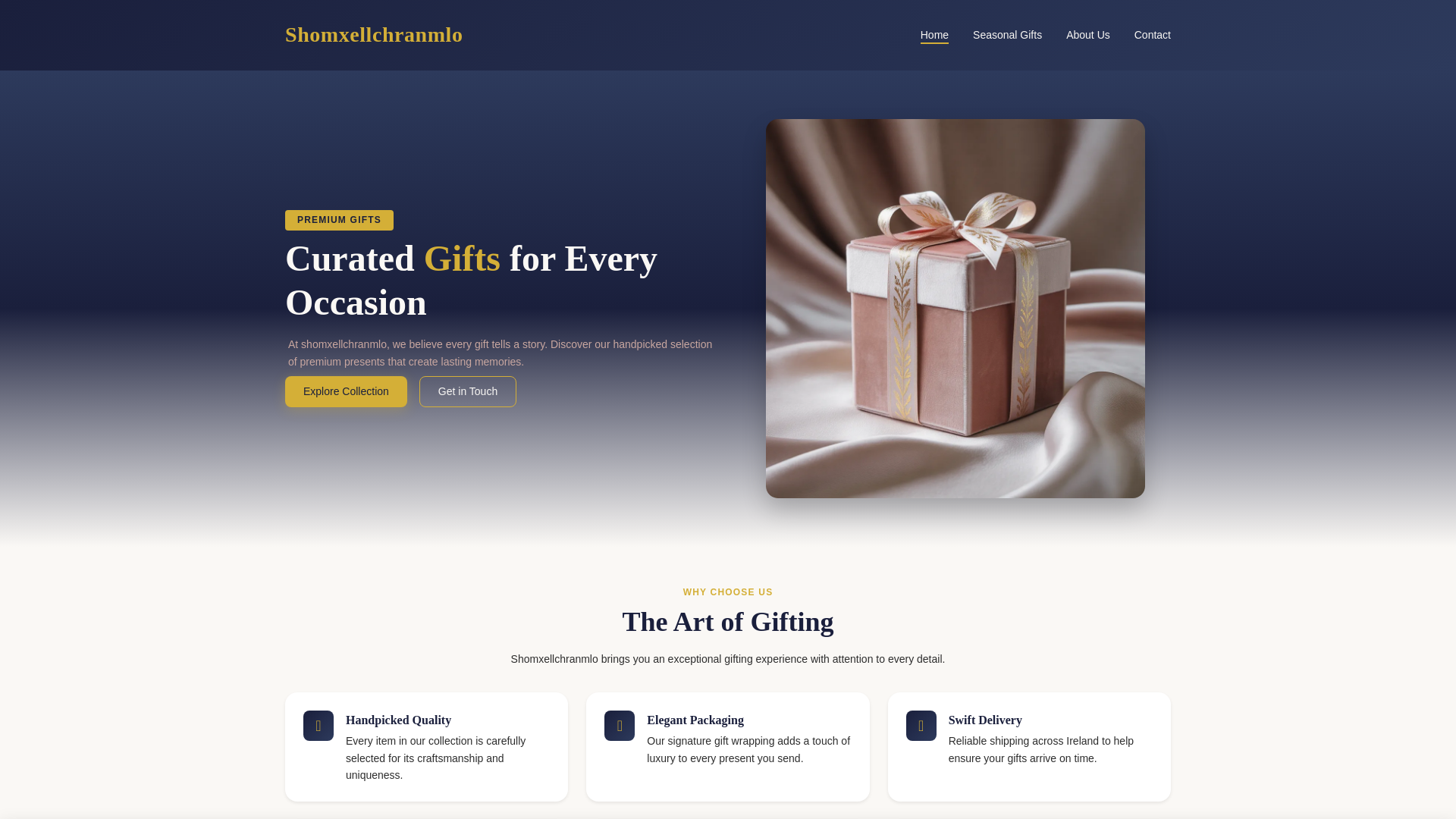 website screenshot of https://shomxellchranmlo.world/