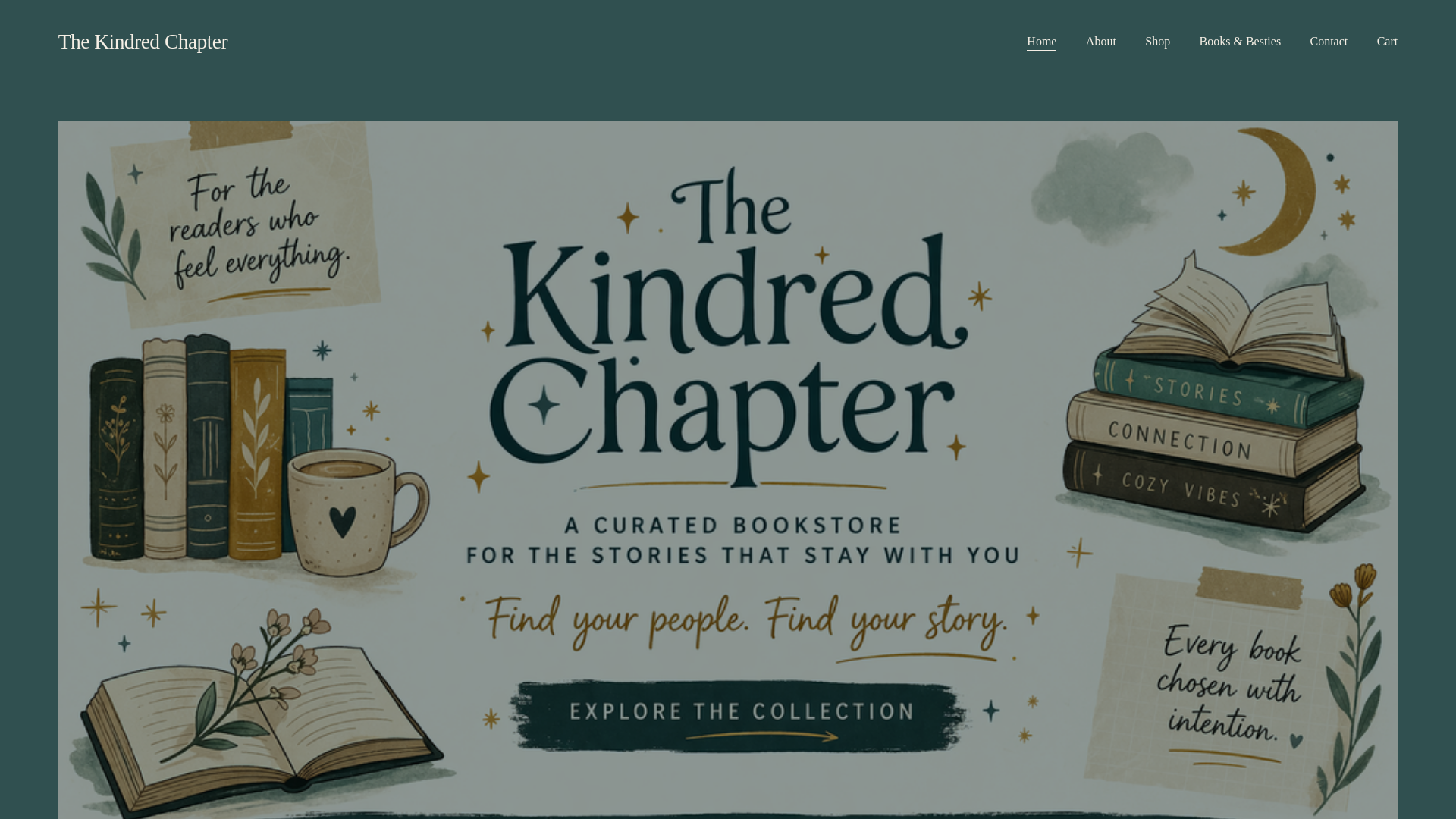 website screenshot of https://thekindredchapter.org