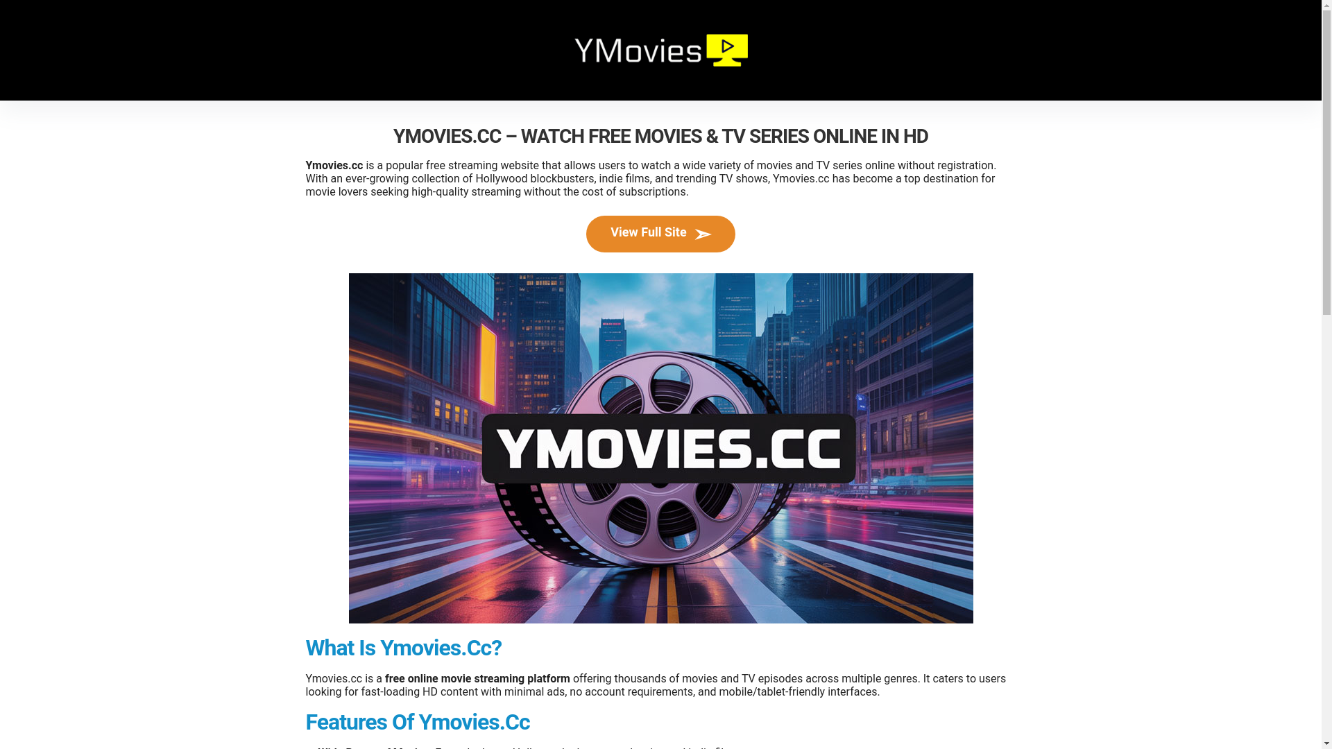 website screenshot of https://ymovies-hsc.pages.dev/