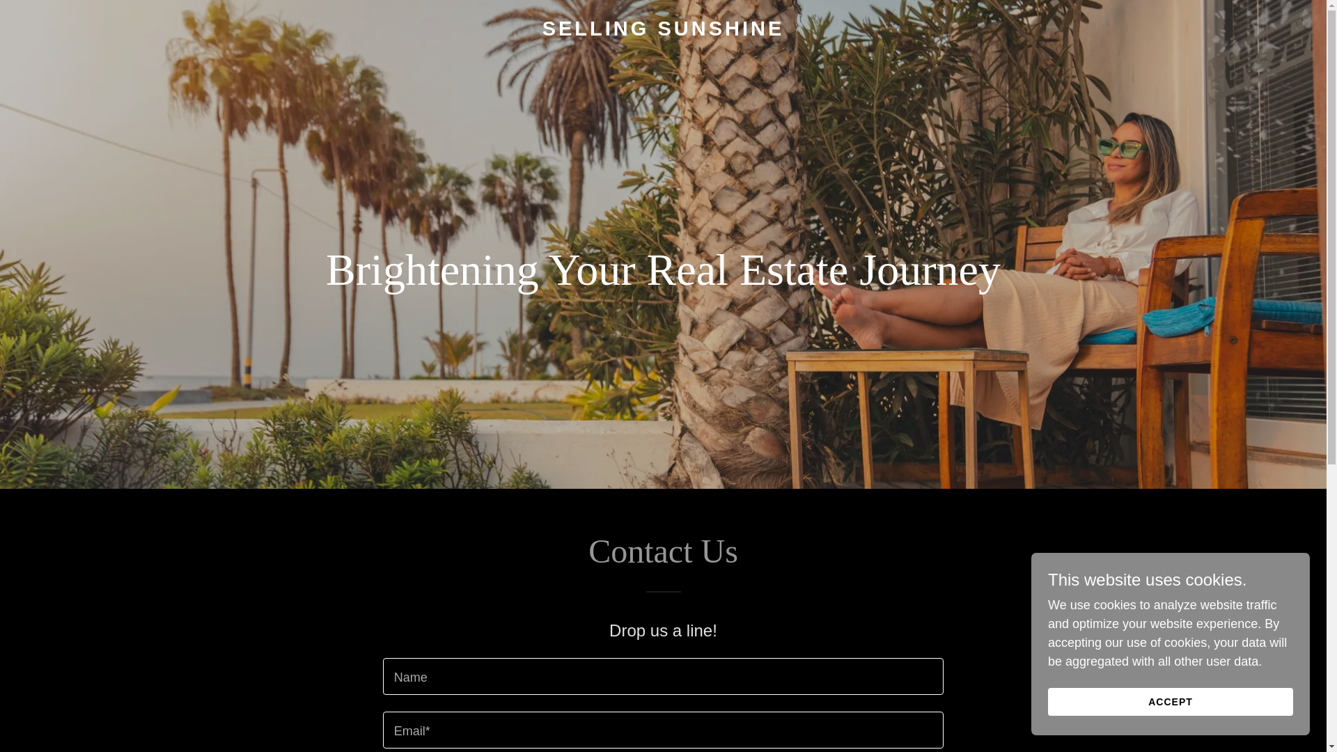 website screenshot of https://sellingsunshine239.com/