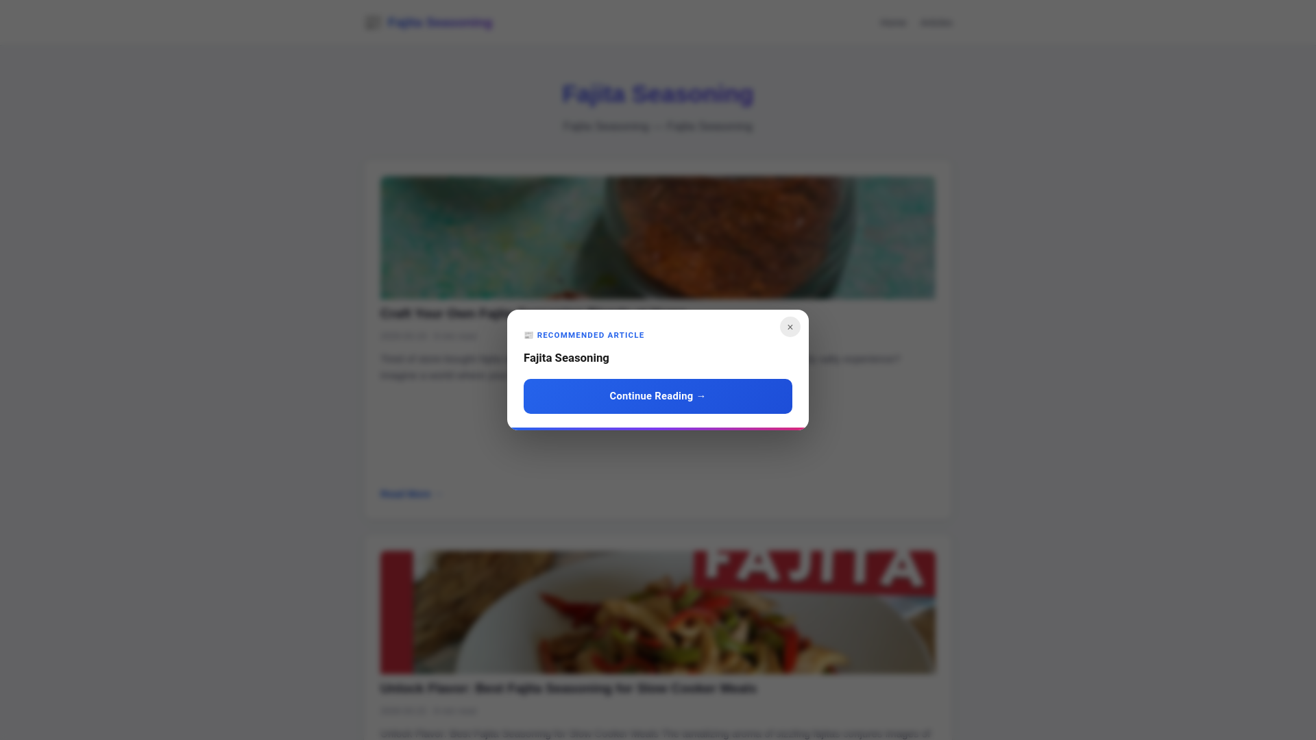 website screenshot of https://fajita-seasoning-2o5.pages.dev/