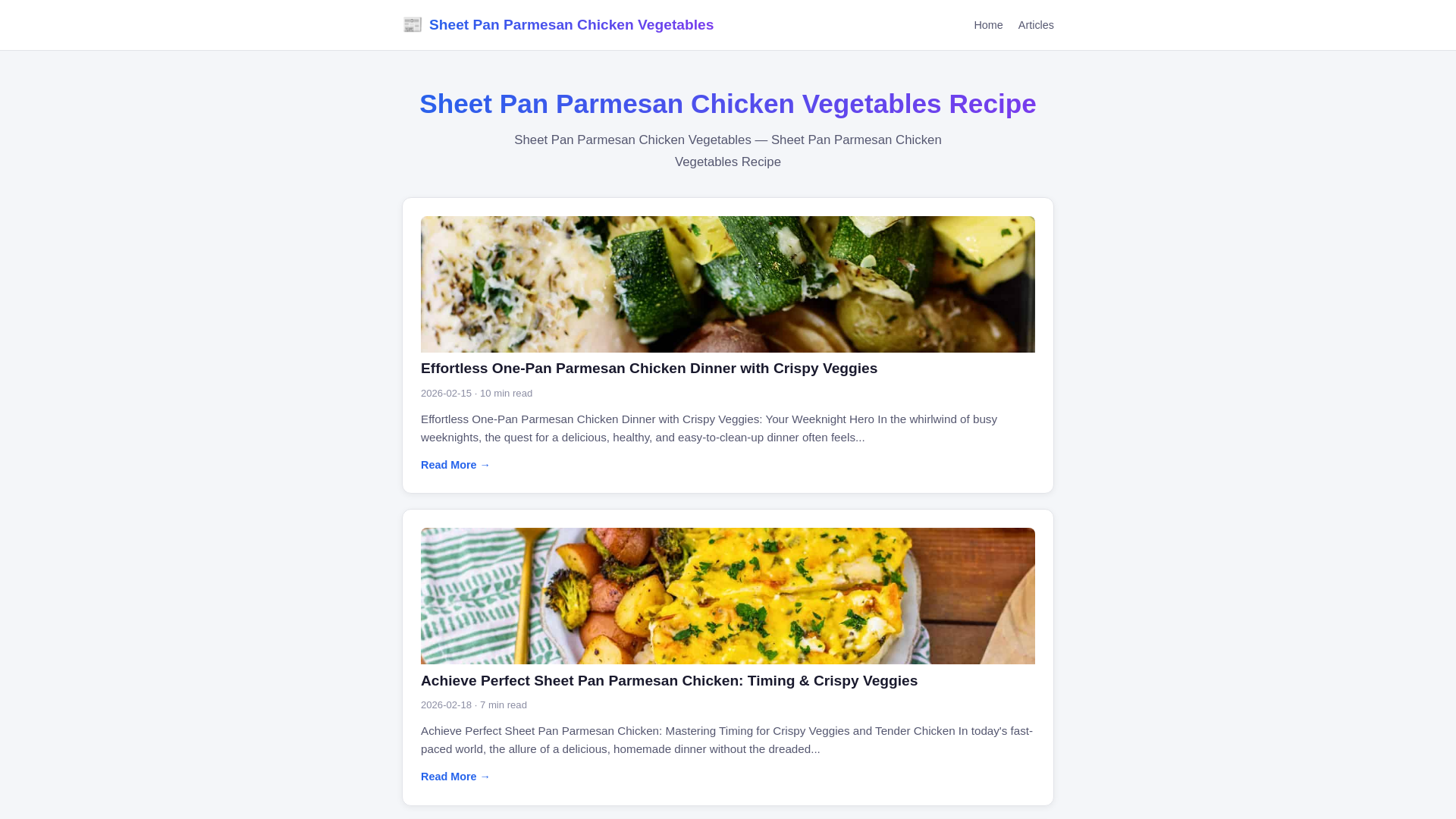 website screenshot of https://sheet-pan-parmesan-chicken-vegetables-recipe.pages.dev/