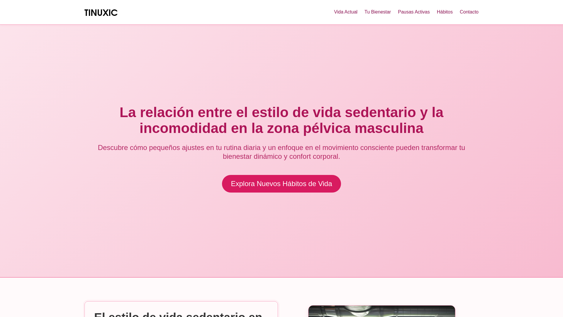 website screenshot of https://tinuxic.sbs/