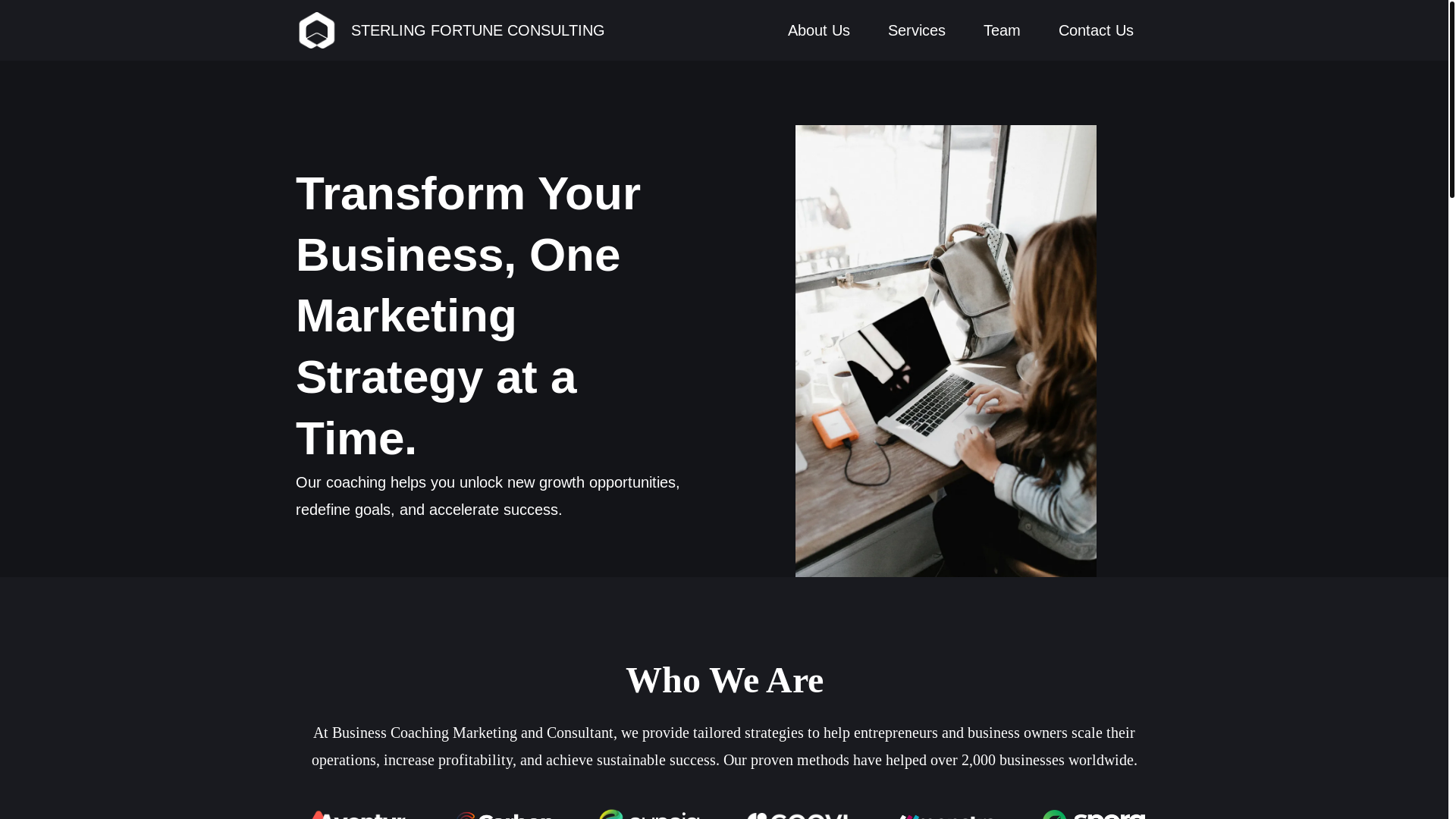 website screenshot of https://sterlingfortuneconsulting.uk/