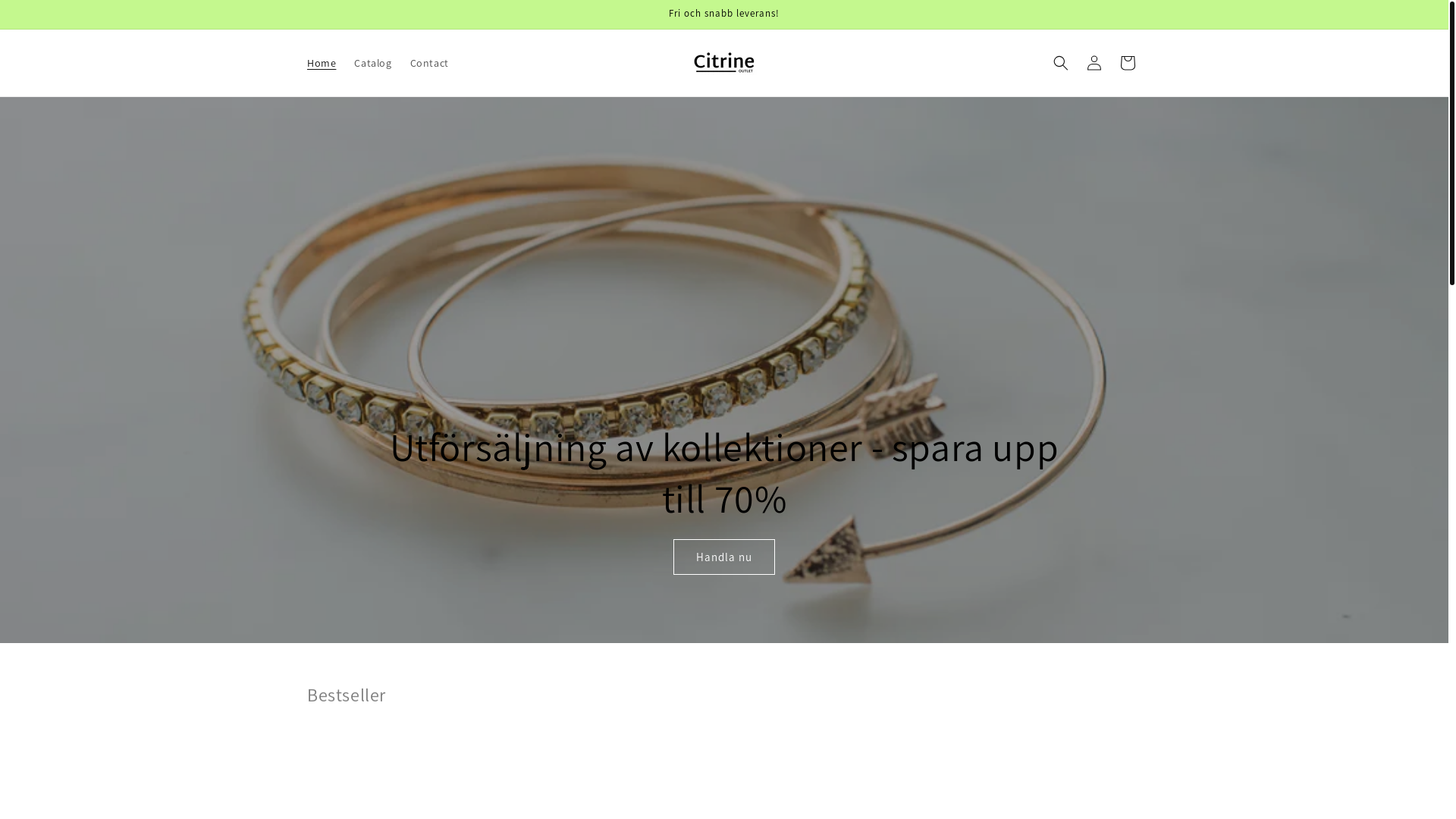 website screenshot of https://citrine-outlet.com/