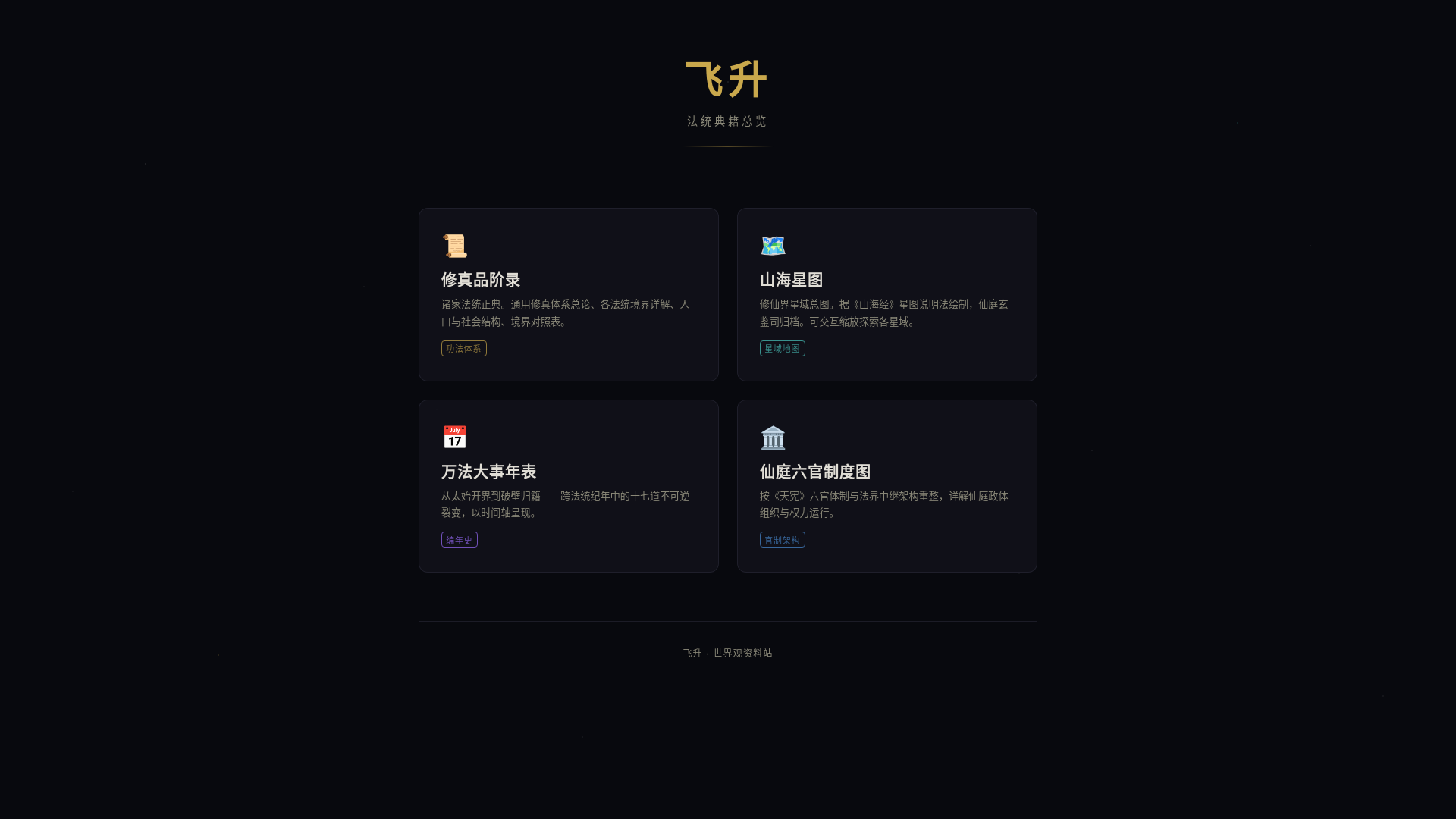 website screenshot of https://feisheng.pages.dev/