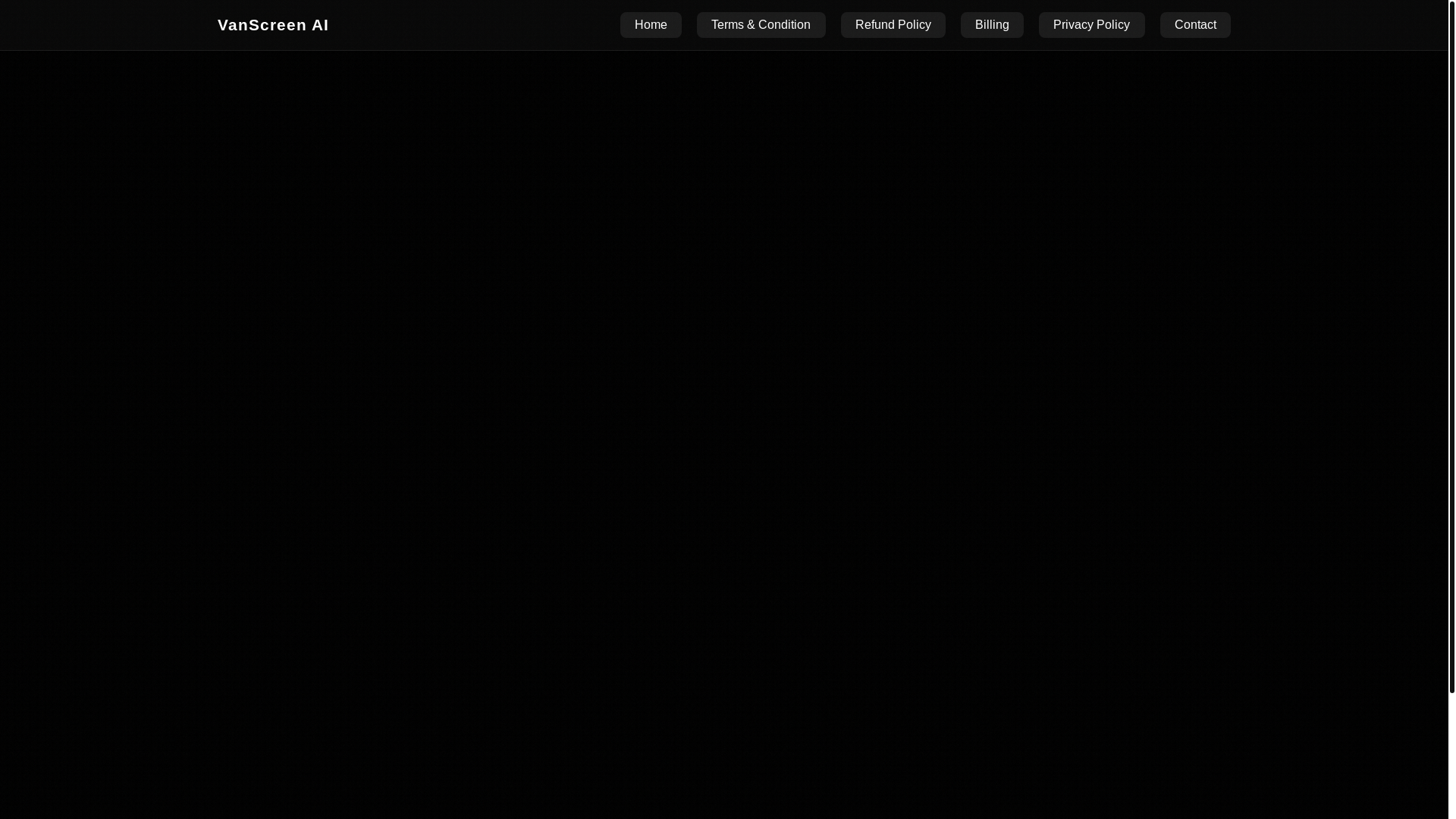 website screenshot of https://vanscreen.wuaze.com/