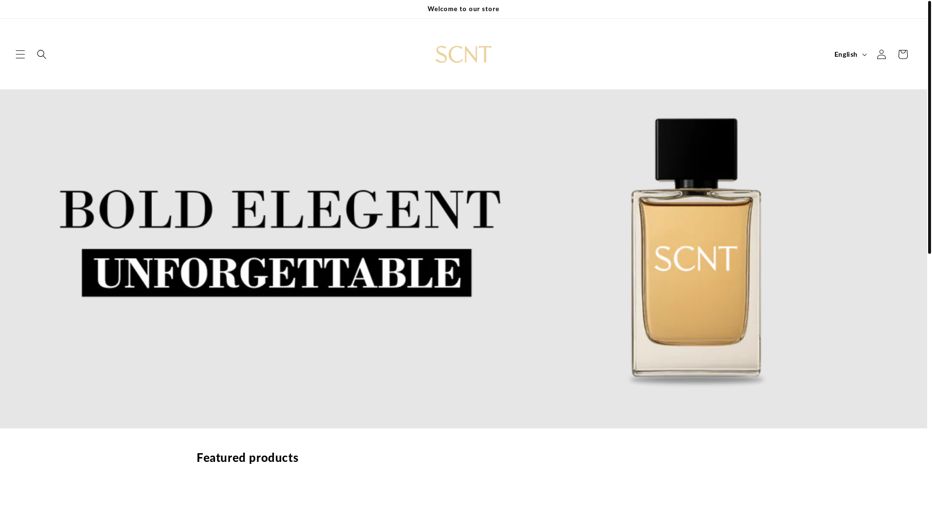 website screenshot of https://scntperfume.com/
