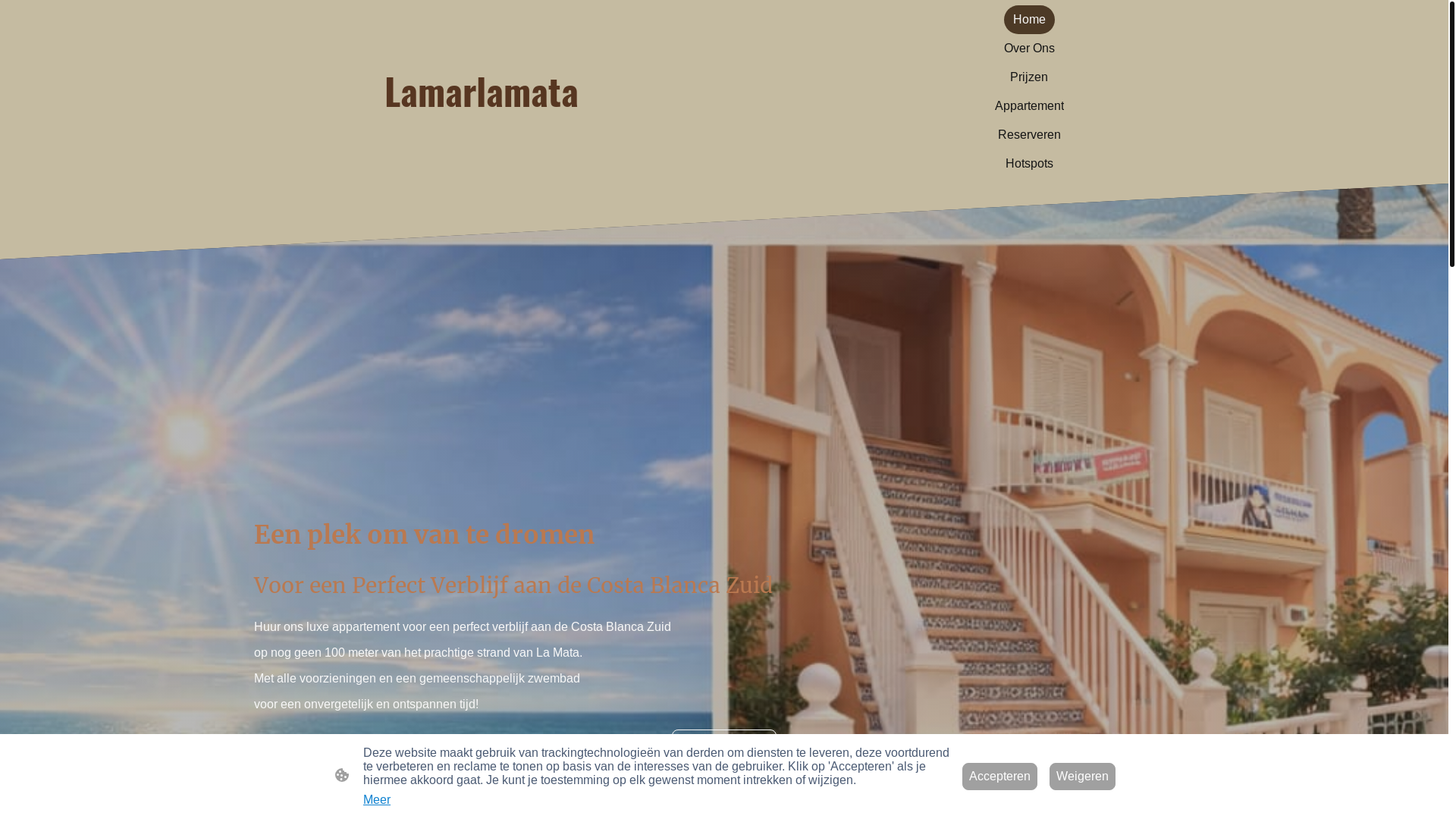 website screenshot of https://lamarlamata.com/