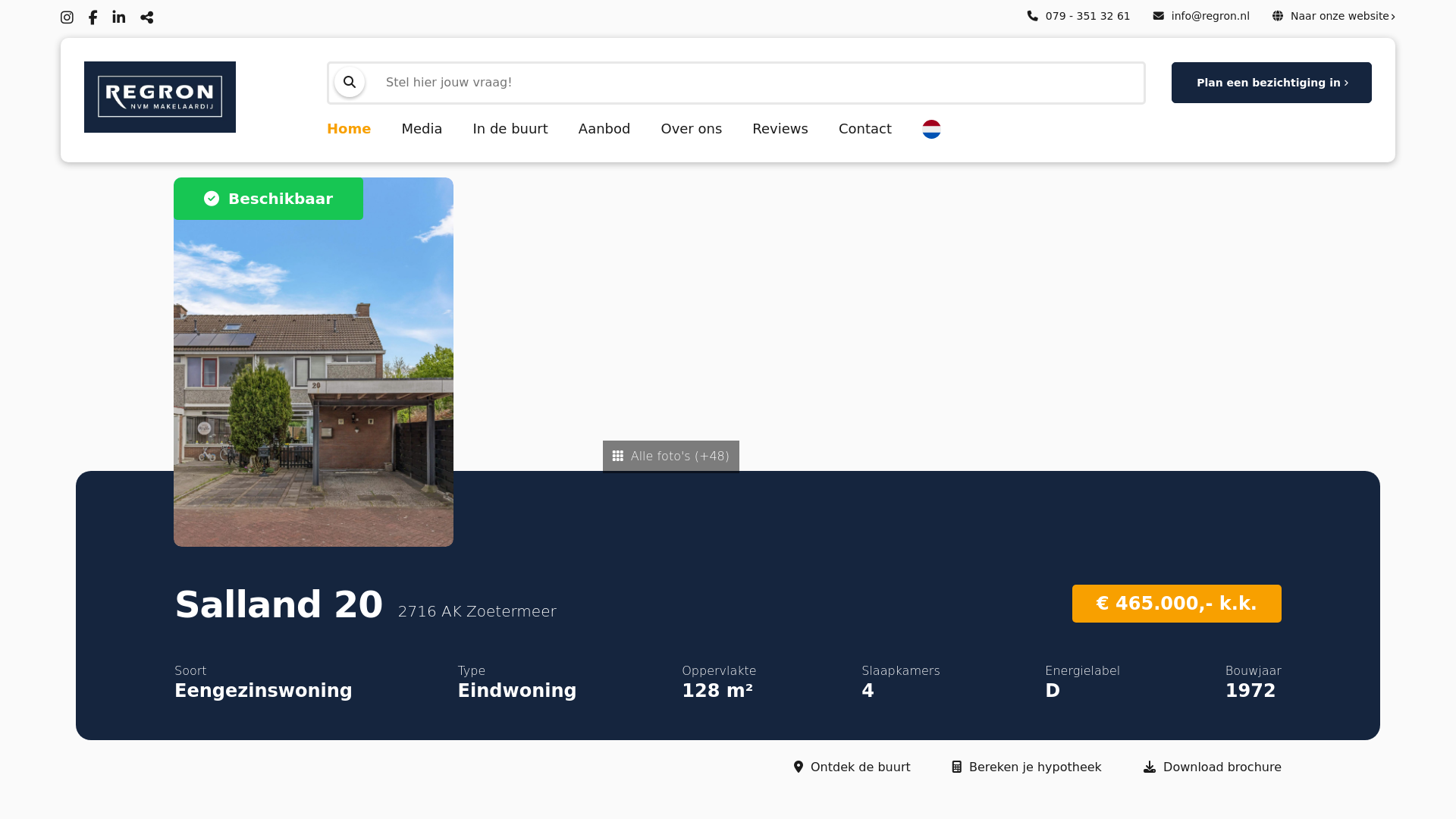 website screenshot of https://salland20.nl/