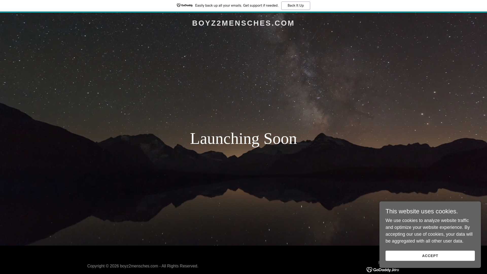 website screenshot of https://boyz2mensches.com/