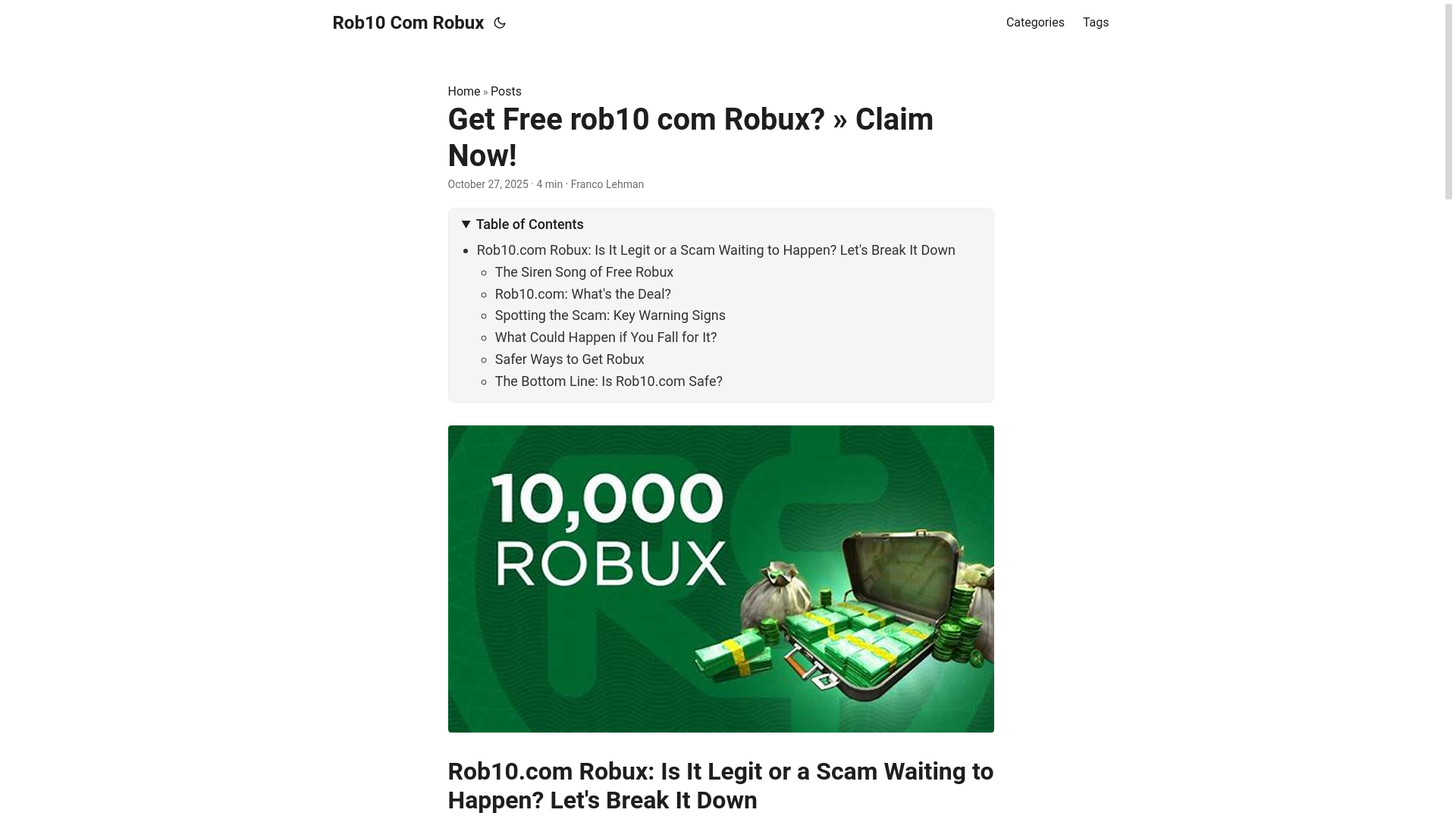 website screenshot of https://rob10-com-robux.pages.dev/