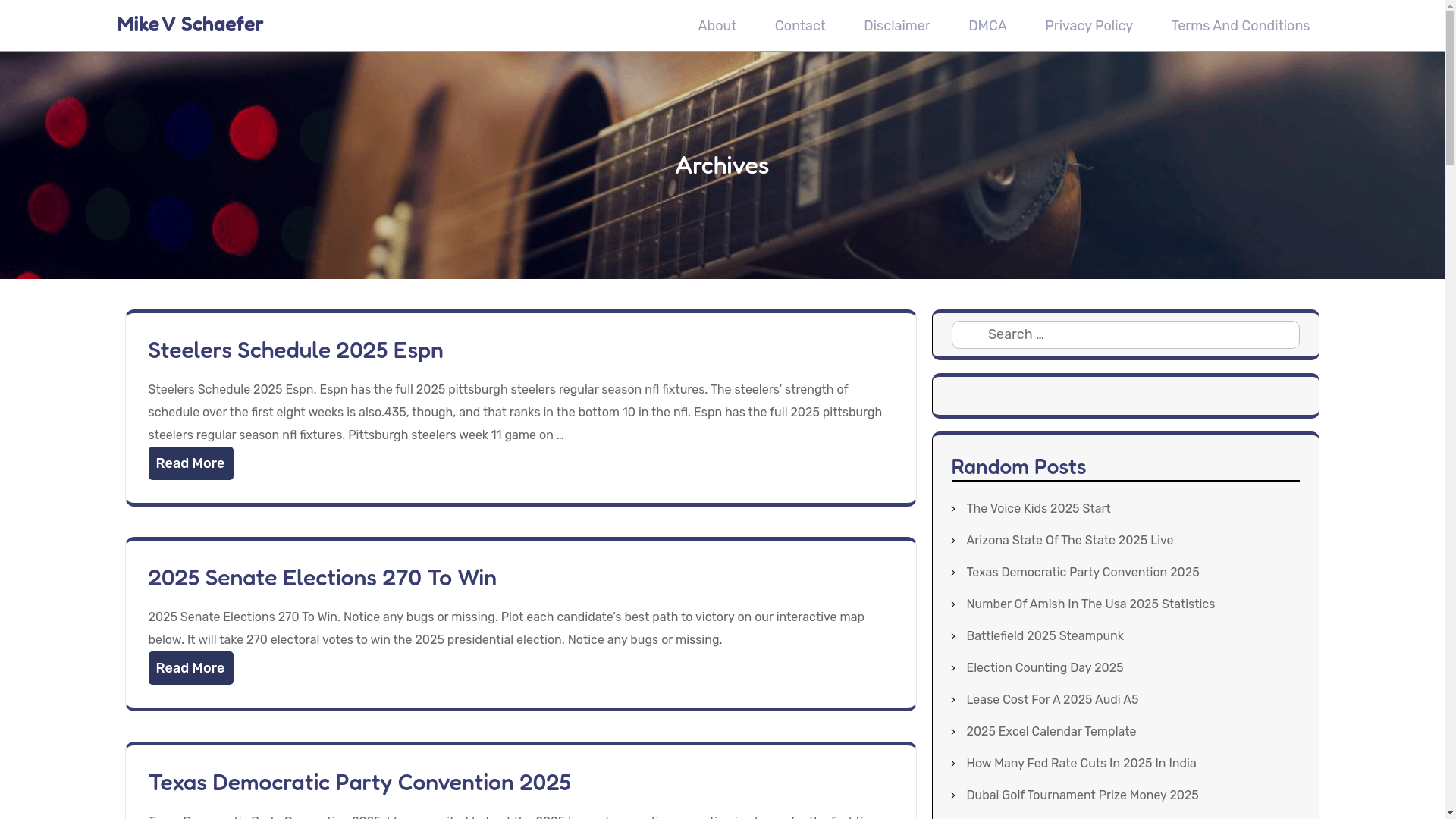 website screenshot of https://mikevschaeferj.pages.dev/