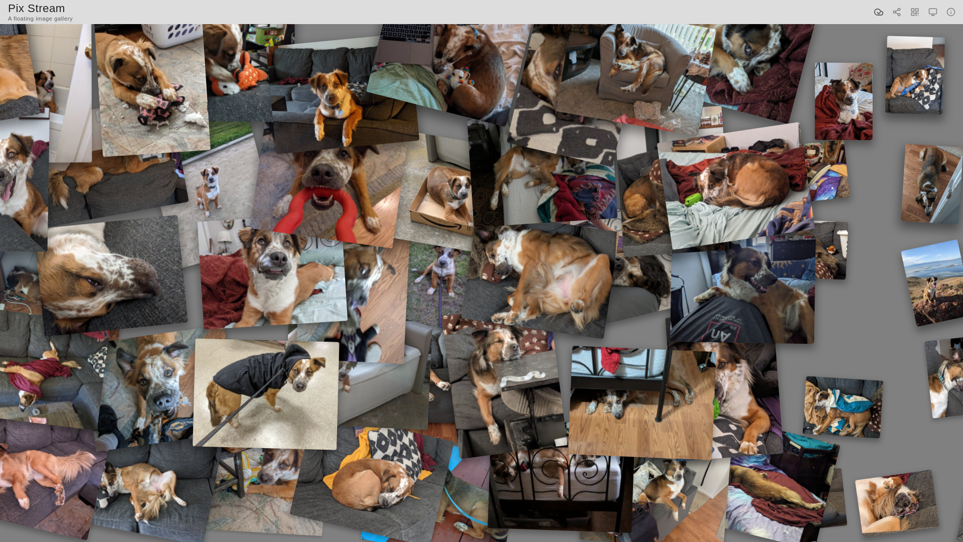 website screenshot of https://pixstream.app