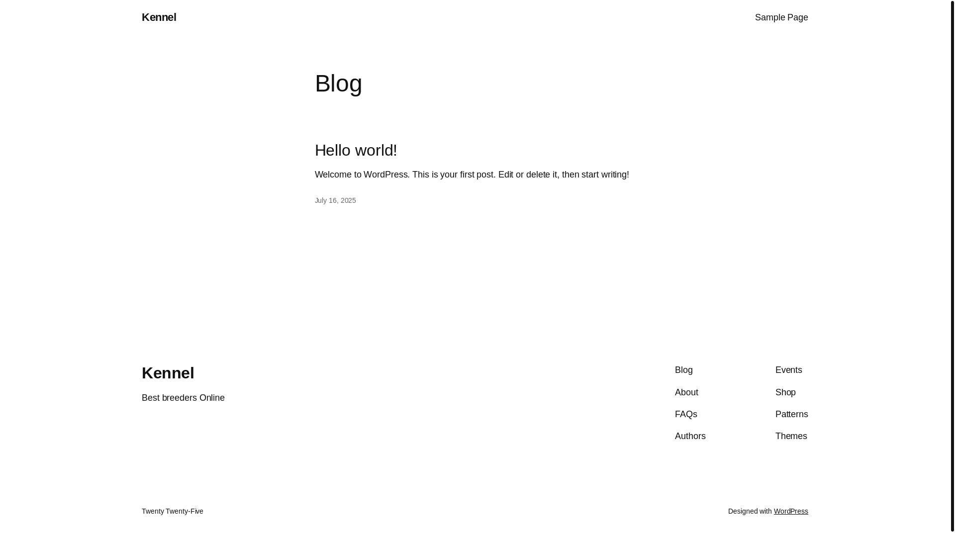 website screenshot of https://kalliscavapoo.com/
