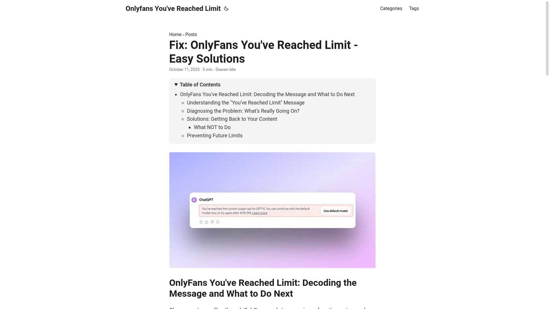 website screenshot of https://onlyfans-youve-reached-limit.pages.dev/