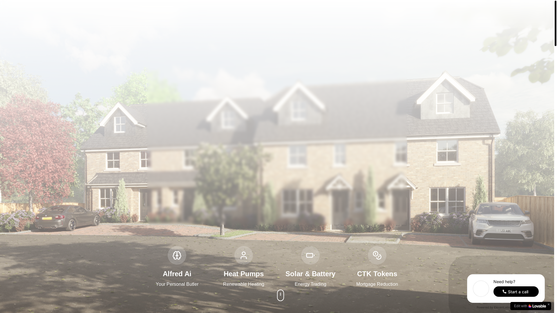 website screenshot of https://ctk-homes.com/
