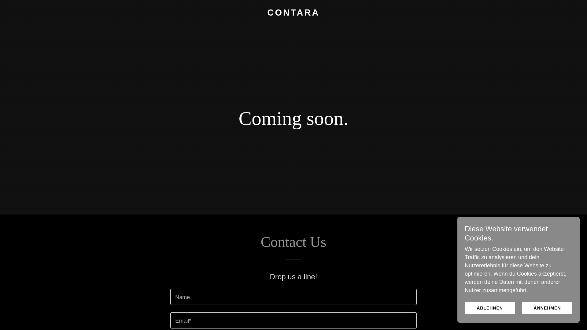 website screenshot of https://contara.ai/