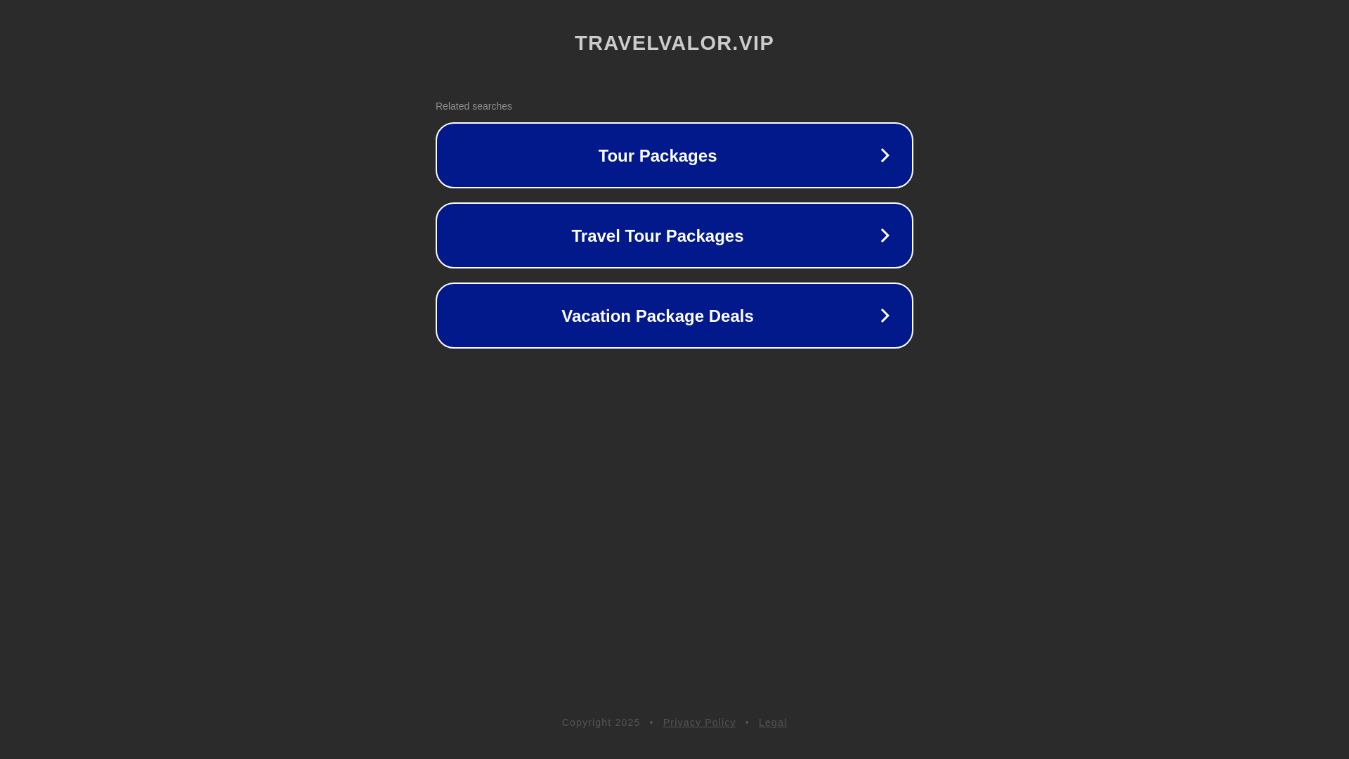 website screenshot of https://travelvalor.vip/