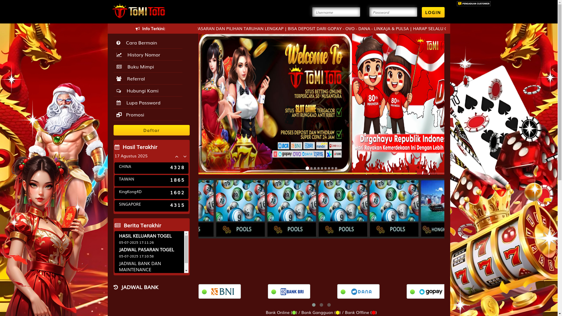 website screenshot of https://tomiprice.world/
