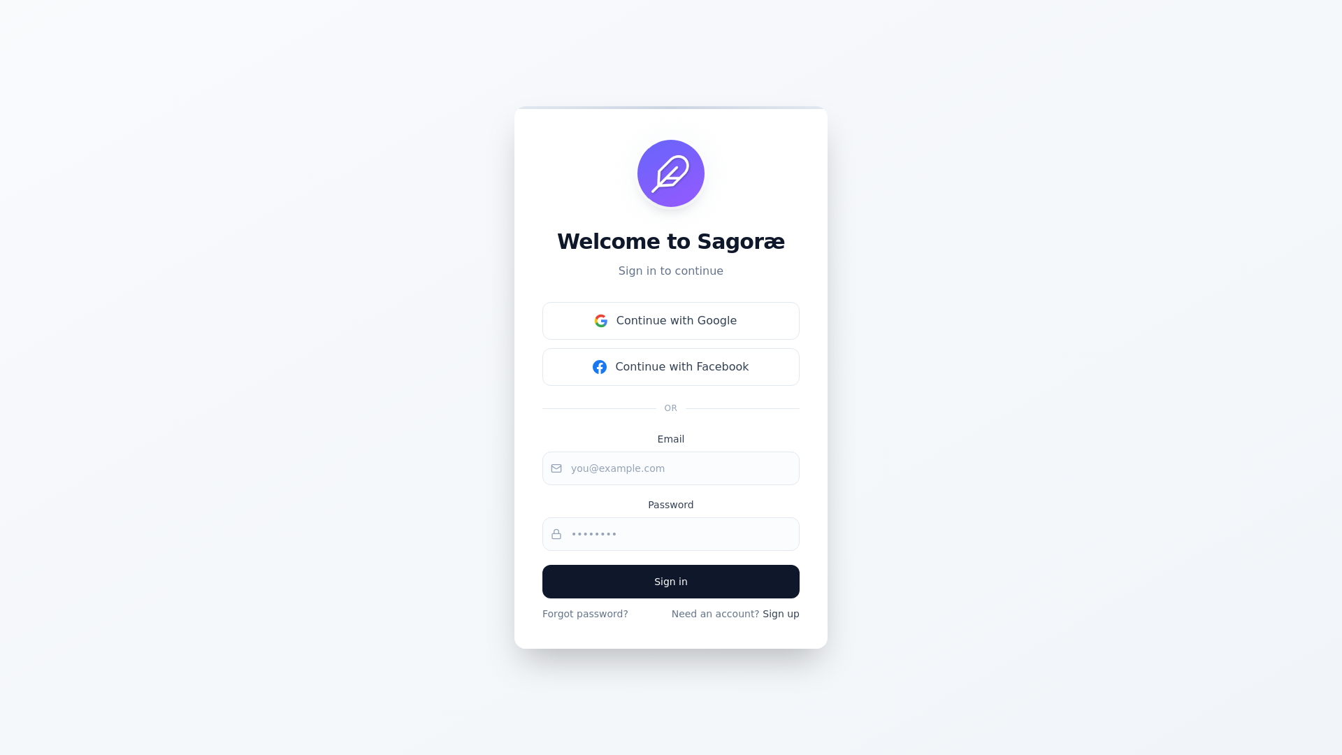 website screenshot of https://sagorae.fr/