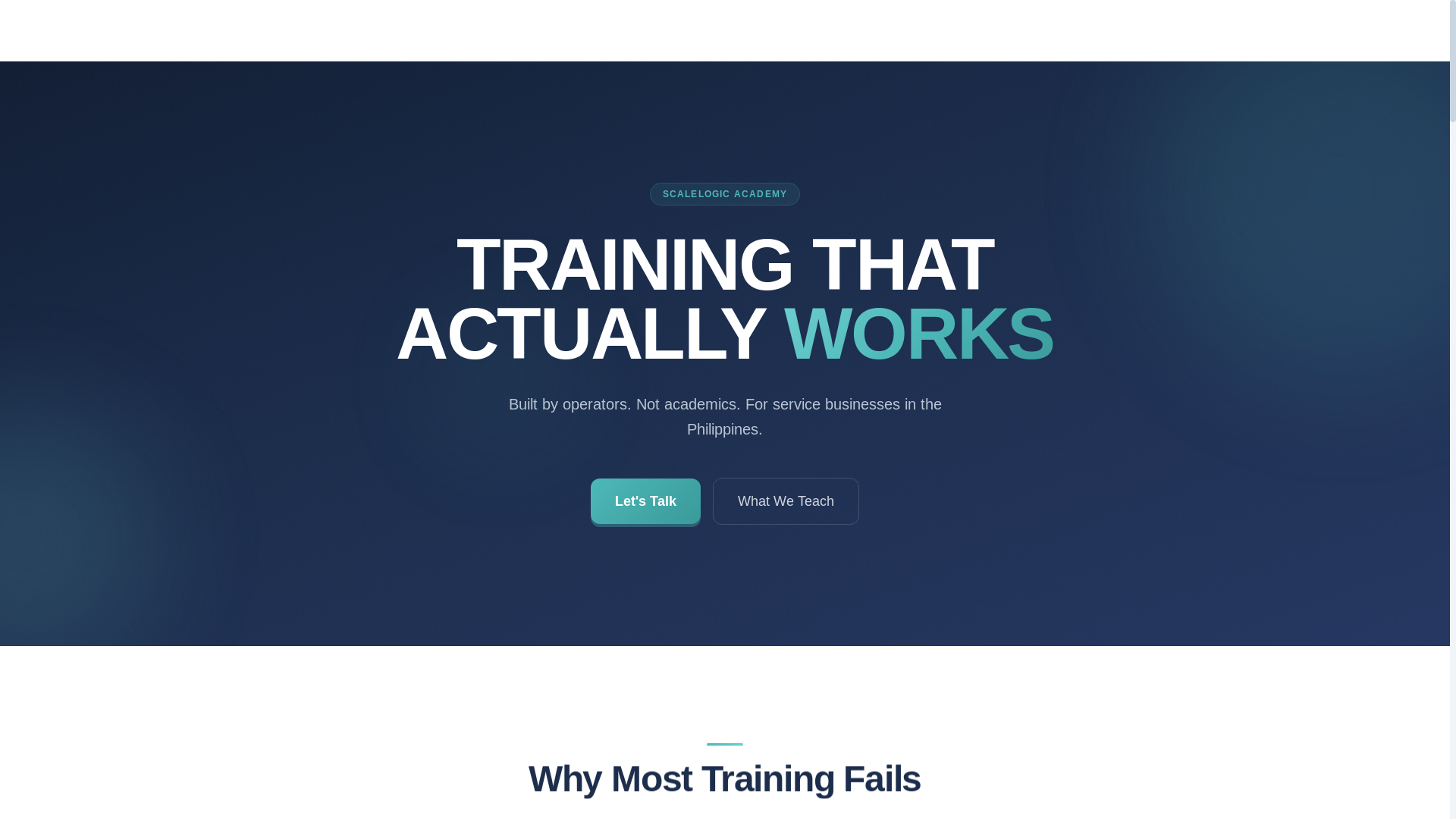 website screenshot of https://scale-logic.pages.dev/