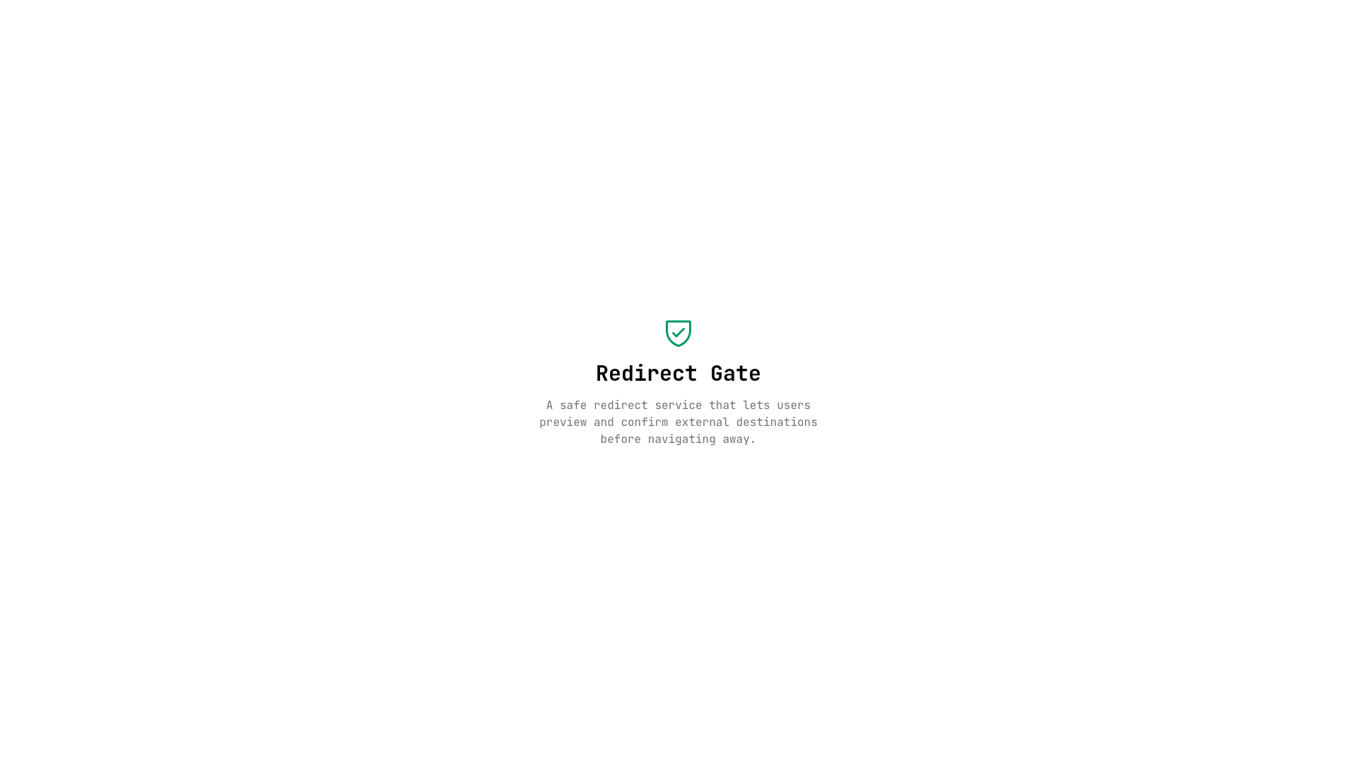 website screenshot of https://redirectgate.xyz/