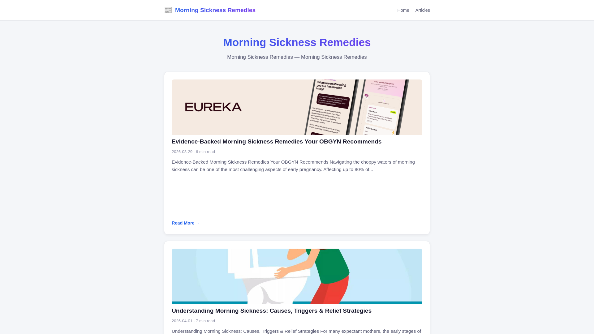 website screenshot of https://morning-sickness-remedies.pages.dev/