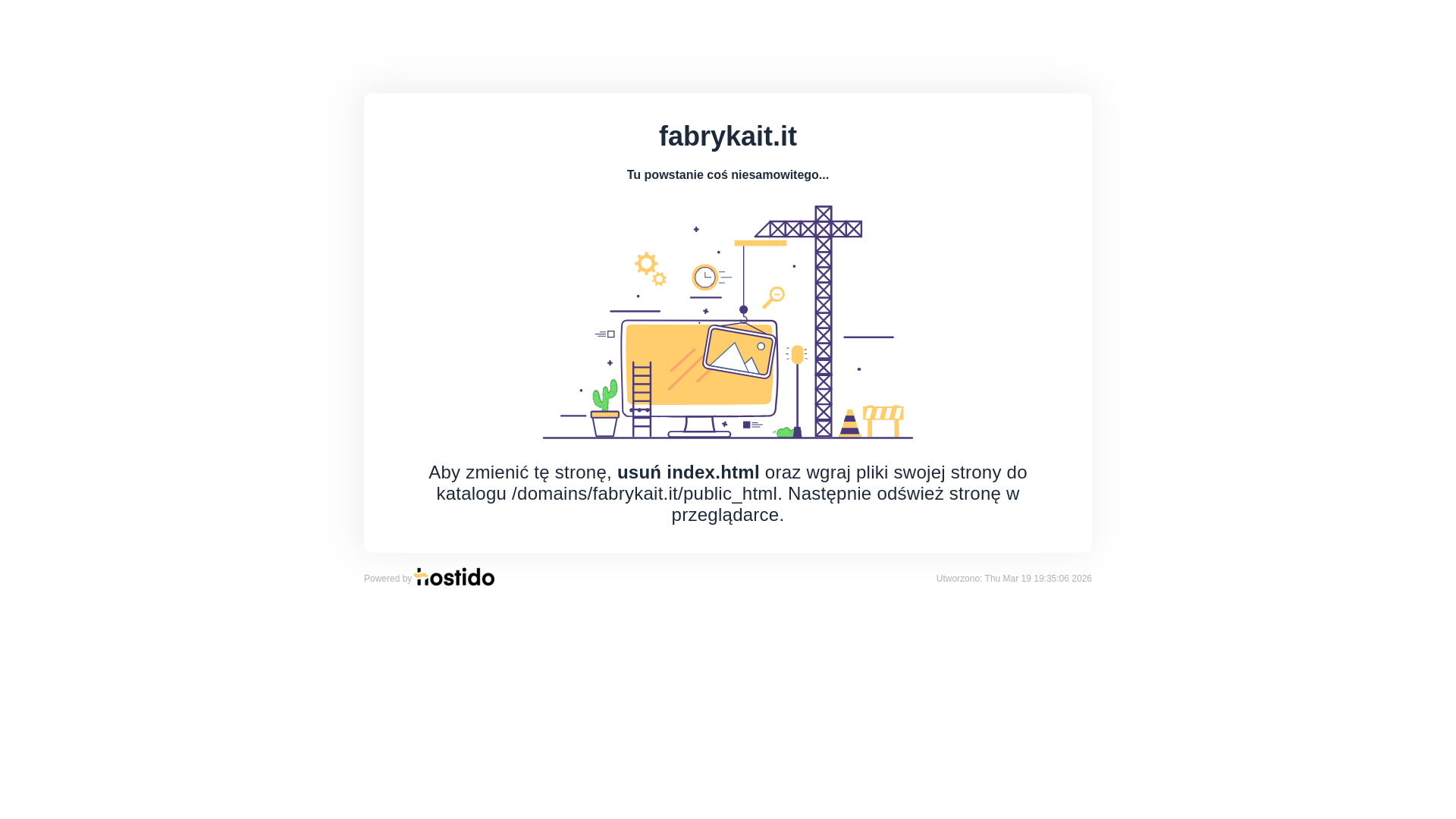 website screenshot of https://fabrykait.it/