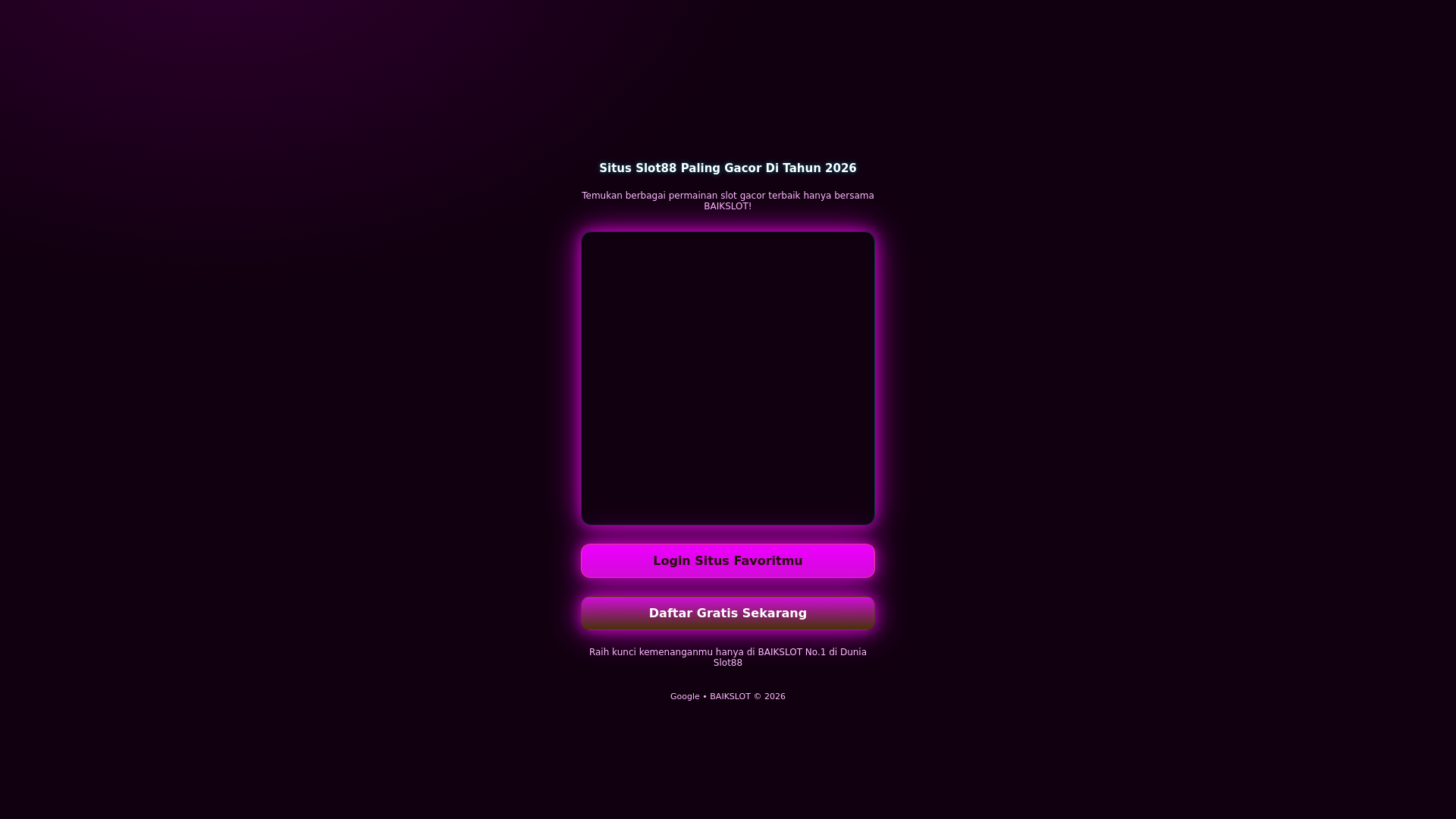 website screenshot of https://game-baikslot.pages.dev/