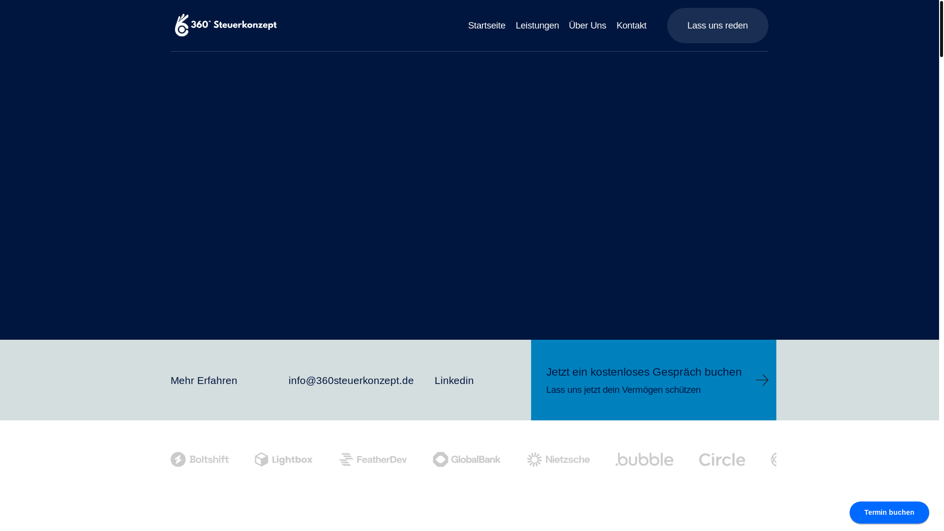 website screenshot of https://360steuerkonzept.de/