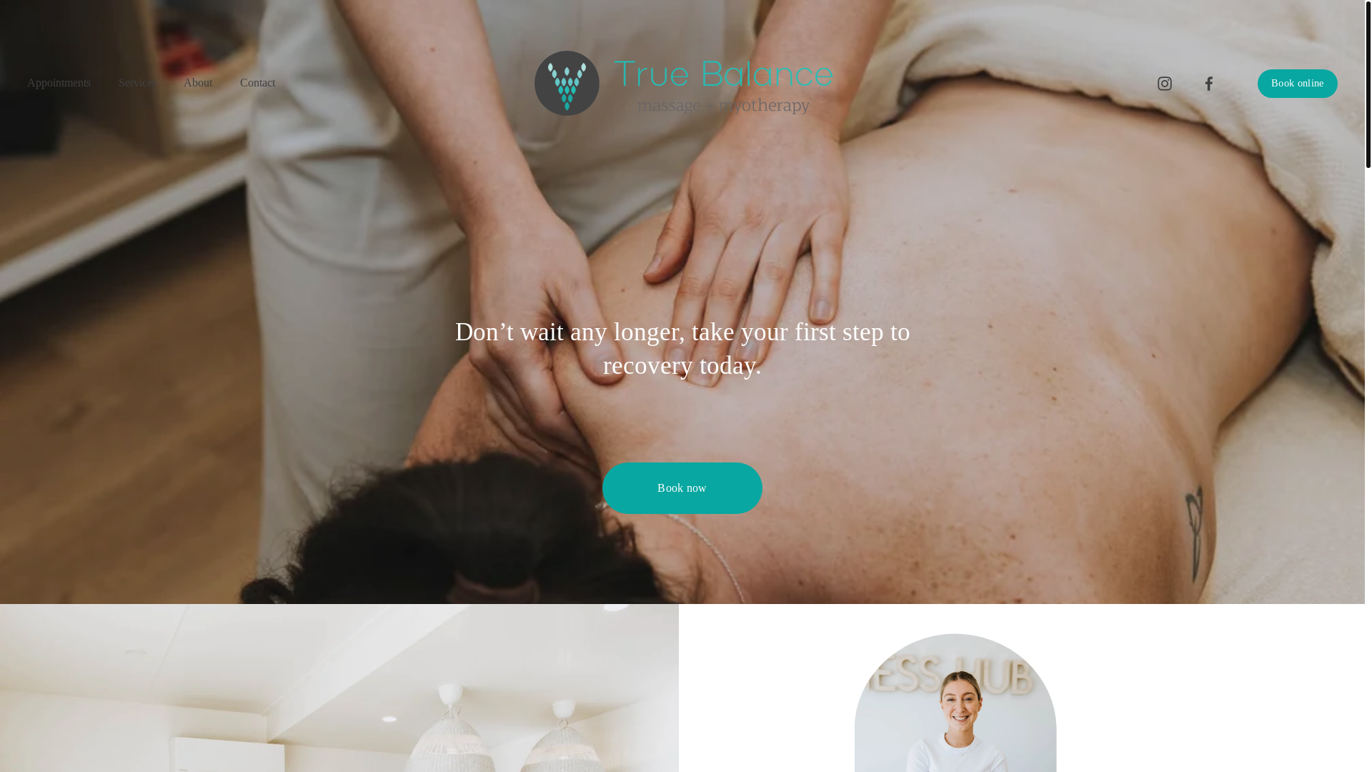 website screenshot of https://truebalancemyo.online/