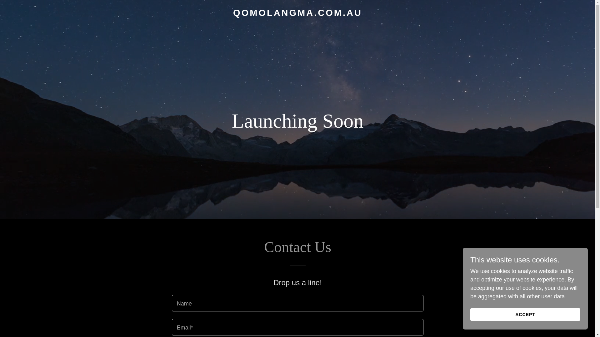 website screenshot of https://qomolangma.com.au/