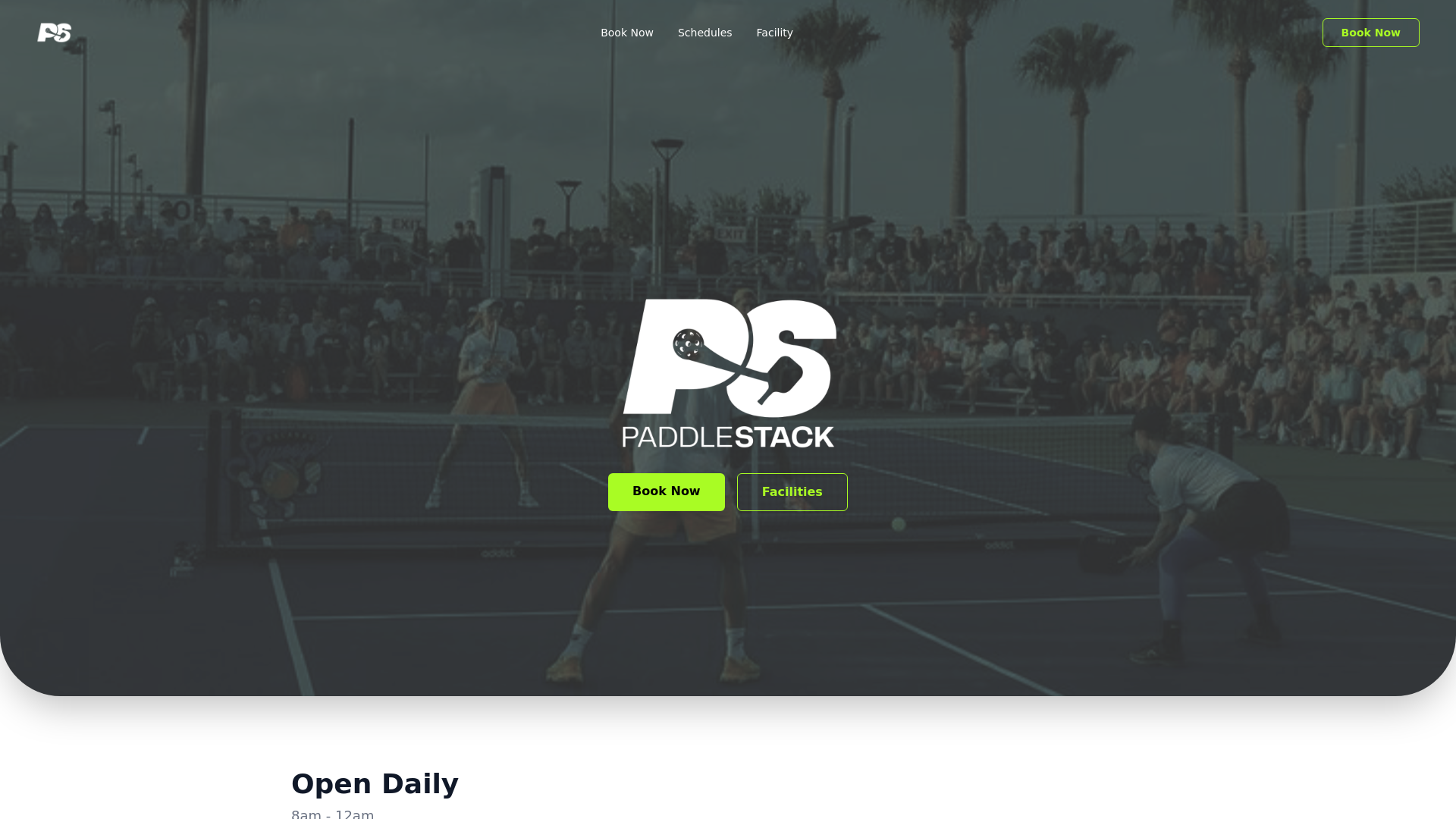 website screenshot of https://paddlestack.pages.dev/