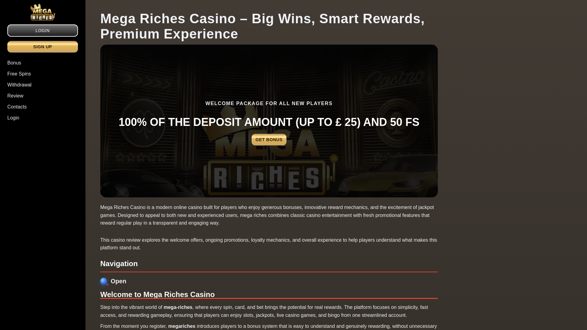 website screenshot of https://megarichesuk-com.pages.dev/